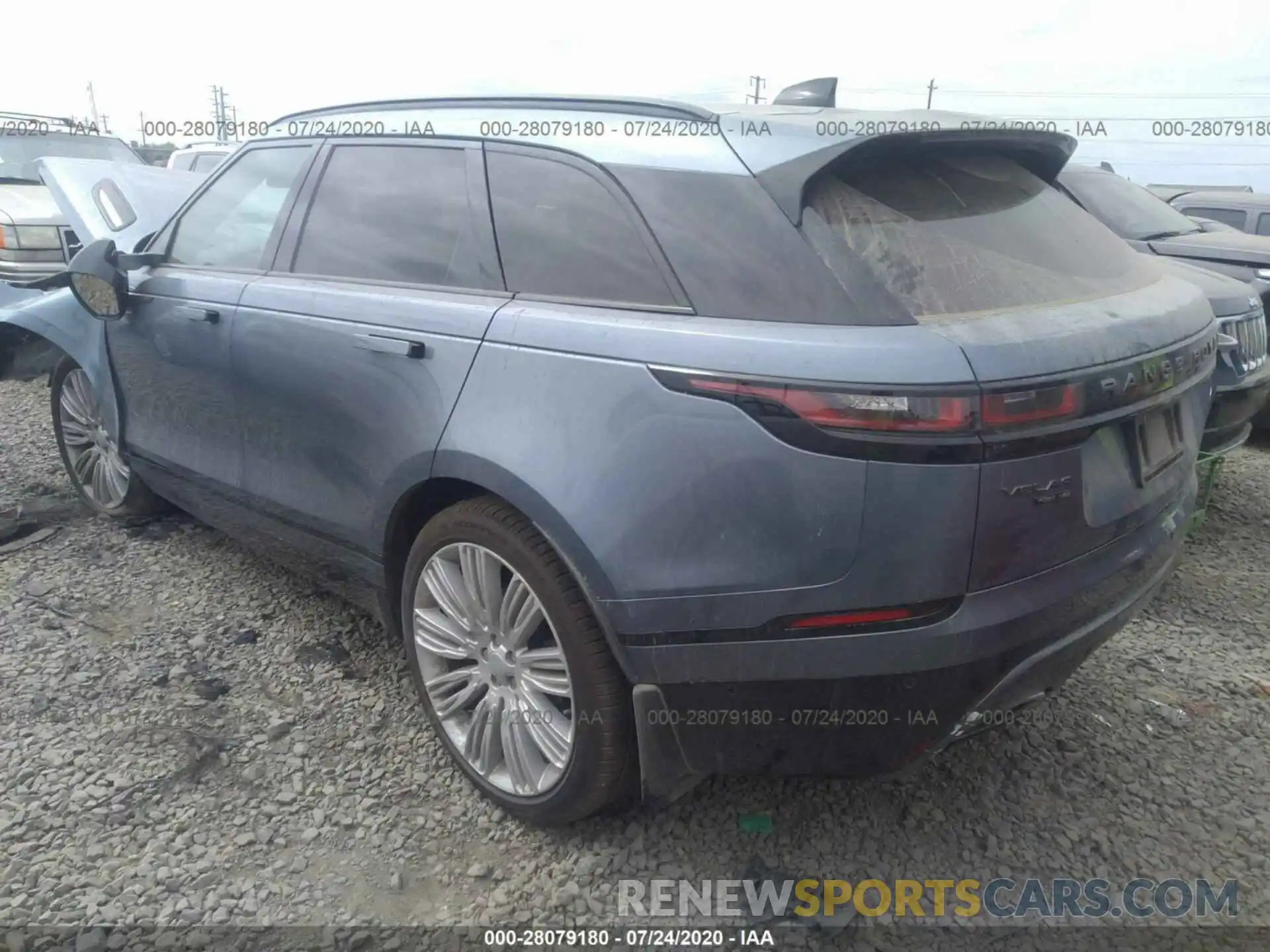 3 Фотография поврежденного автомобиля SALYM2EVXLA252451 LAND ROVER RANGE ROVER VELAR 2020