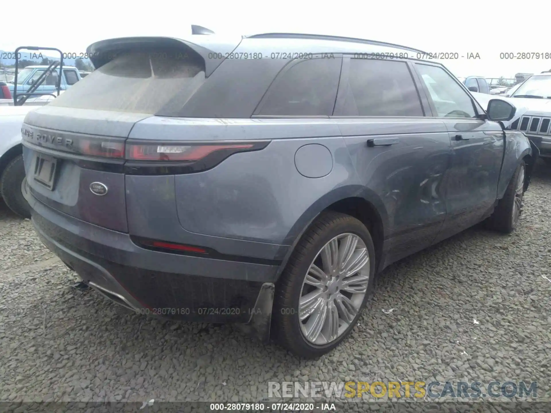 4 Фотография поврежденного автомобиля SALYM2EVXLA252451 LAND ROVER RANGE ROVER VELAR 2020