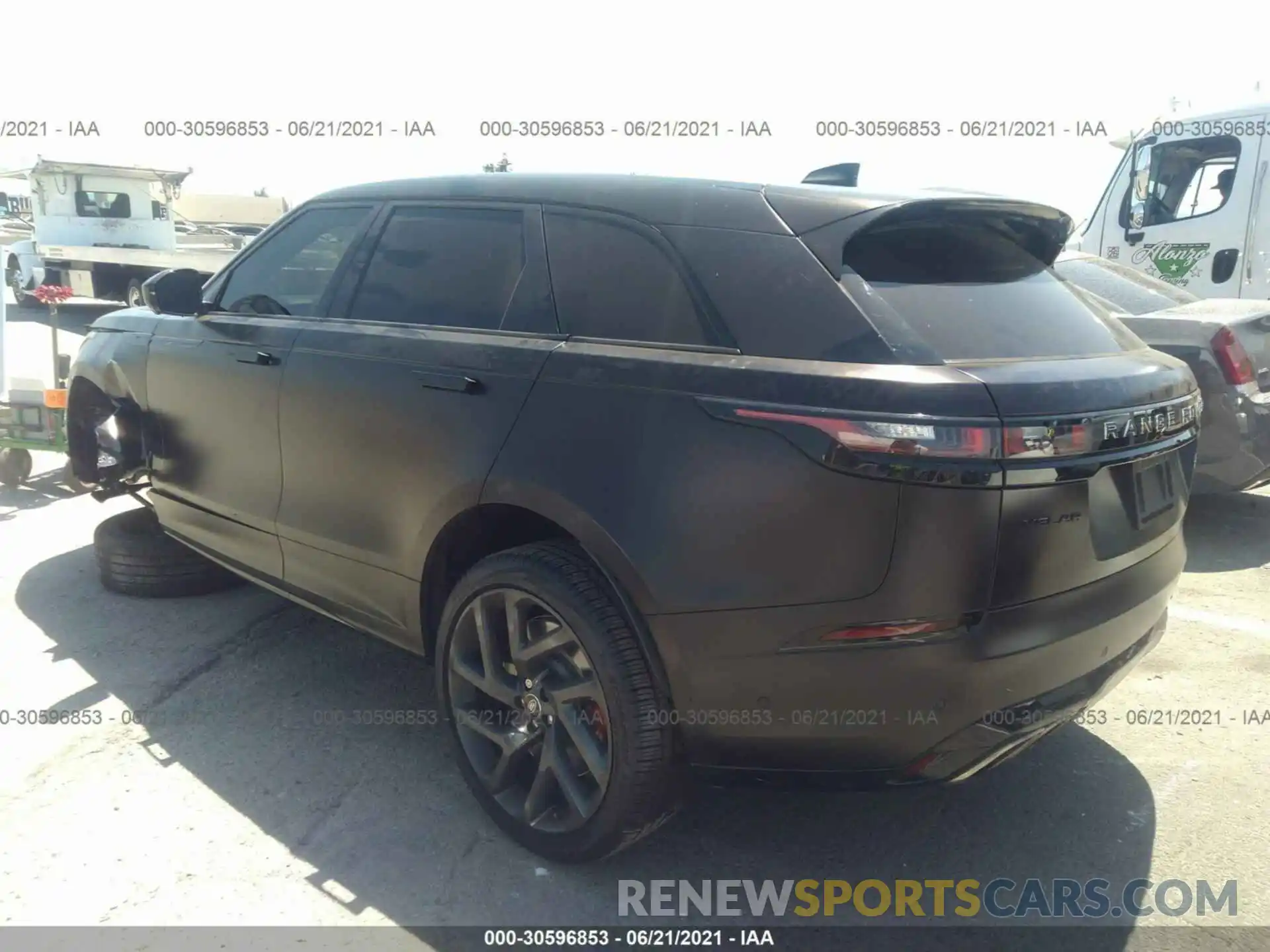 3 Фотография поврежденного автомобиля SALYU2EE2LA264383 LAND ROVER RANGE ROVER VELAR 2020