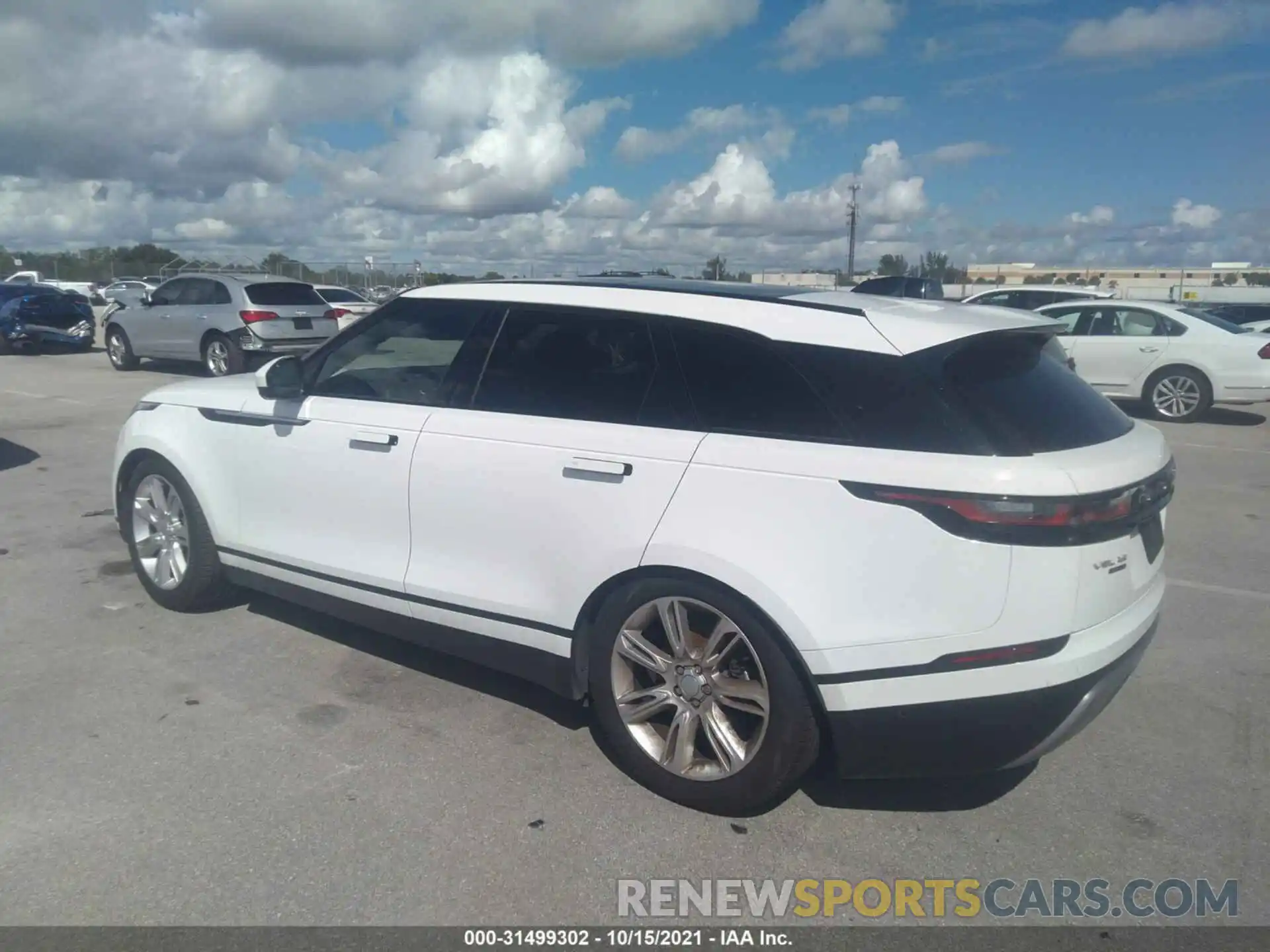 3 Фотография поврежденного автомобиля SALYJ2EU3MA312720 LAND ROVER RANGE ROVER VELAR 2021