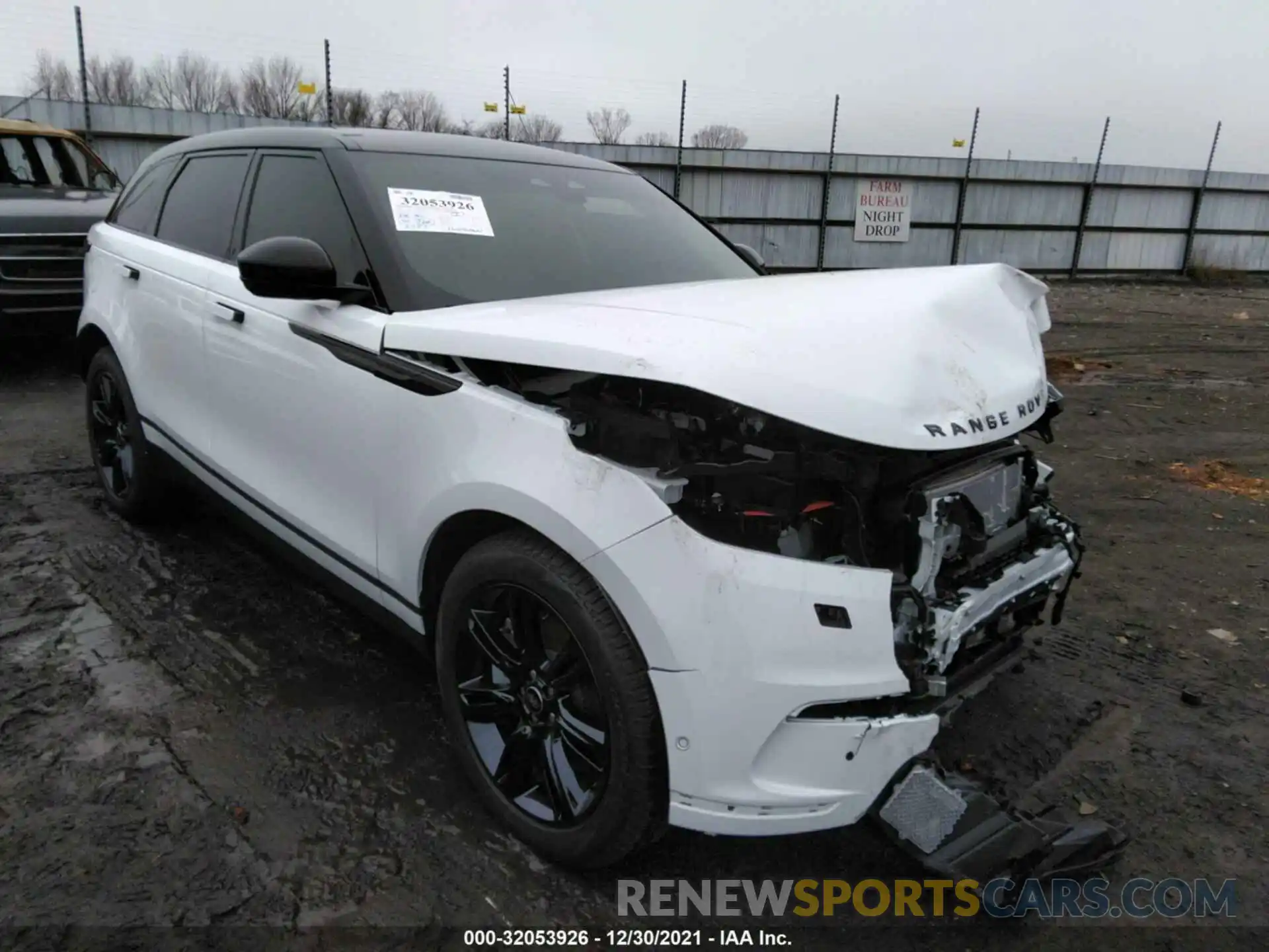 1 Photograph of a damaged car SALYJ2EU7MA322540 LAND ROVER RANGE ROVER VELAR 2021