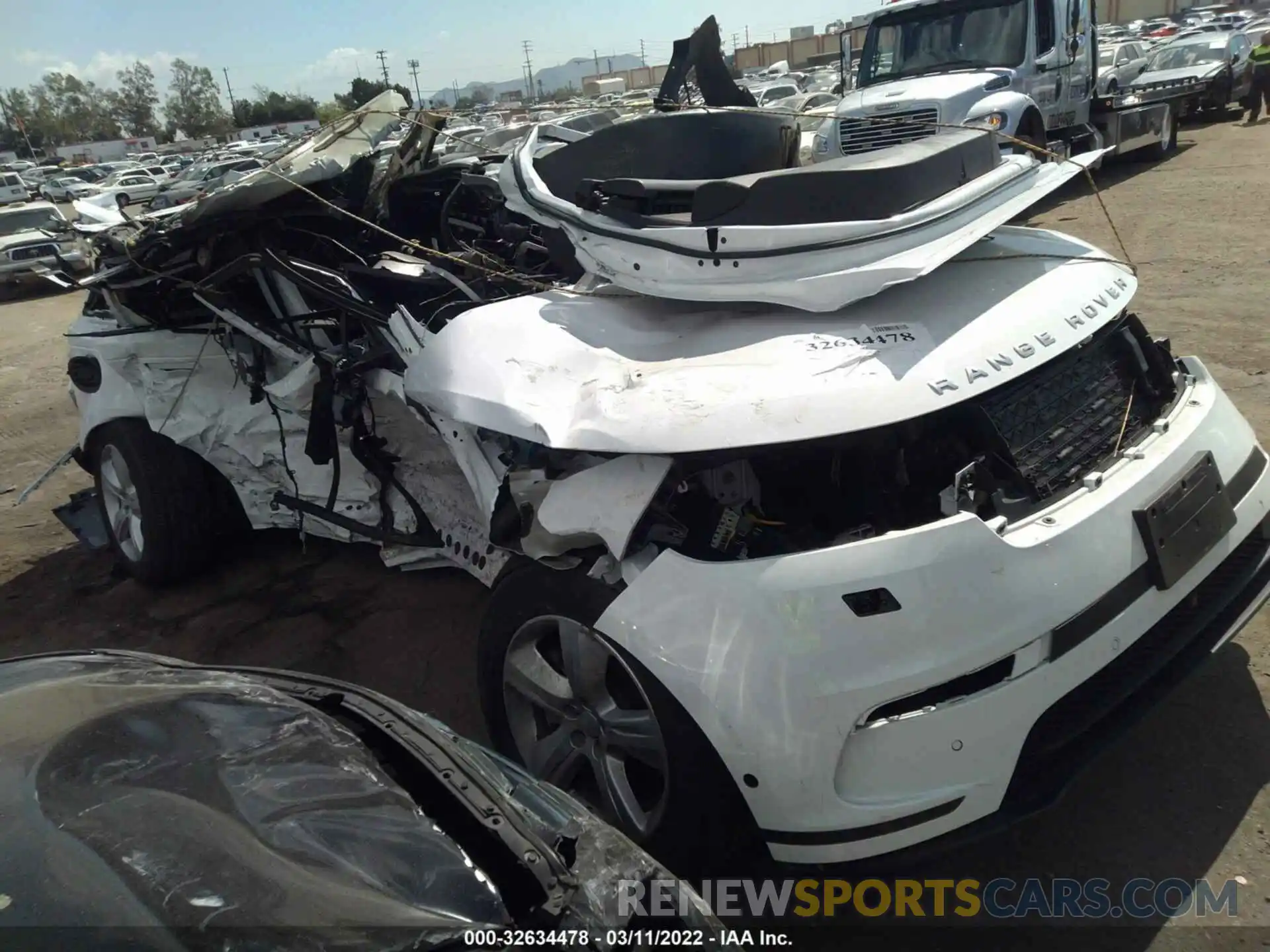 1 Photograph of a damaged car SALYJ2EX1MA309762 LAND ROVER RANGE ROVER VELAR 2021