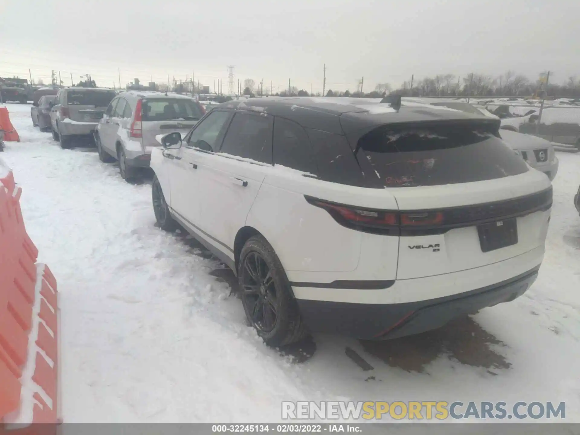 3 Photograph of a damaged car SALYJ2EX2MA305512 LAND ROVER RANGE ROVER VELAR 2021