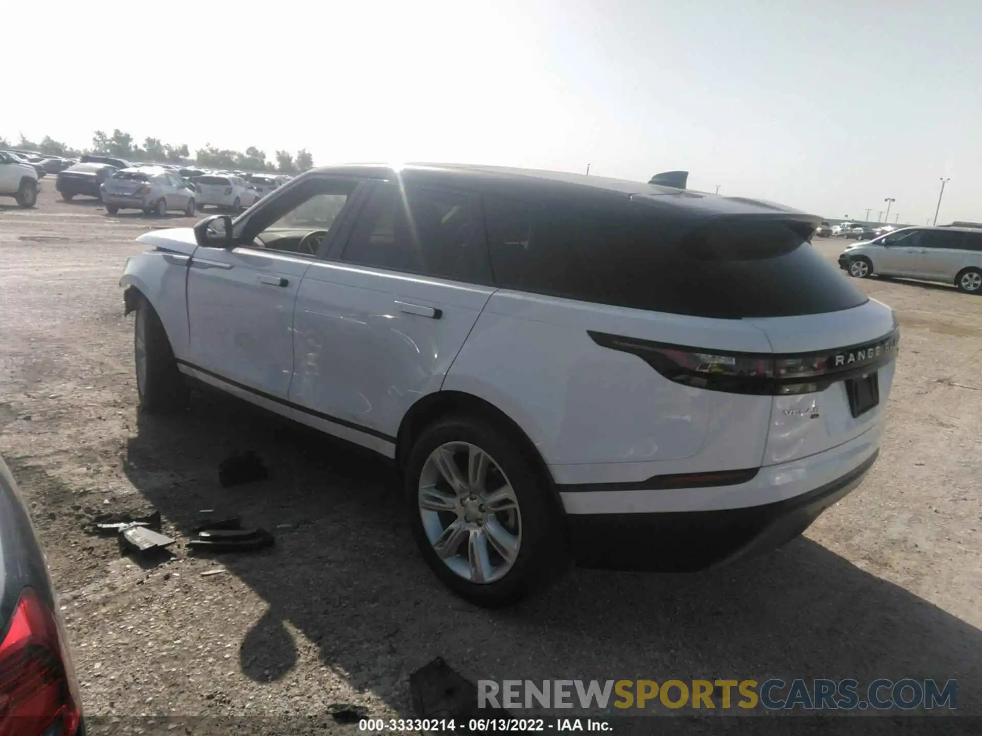 3 Фотография поврежденного автомобиля SALYJ2EX5MA299009 LAND ROVER RANGE ROVER VELAR 2021