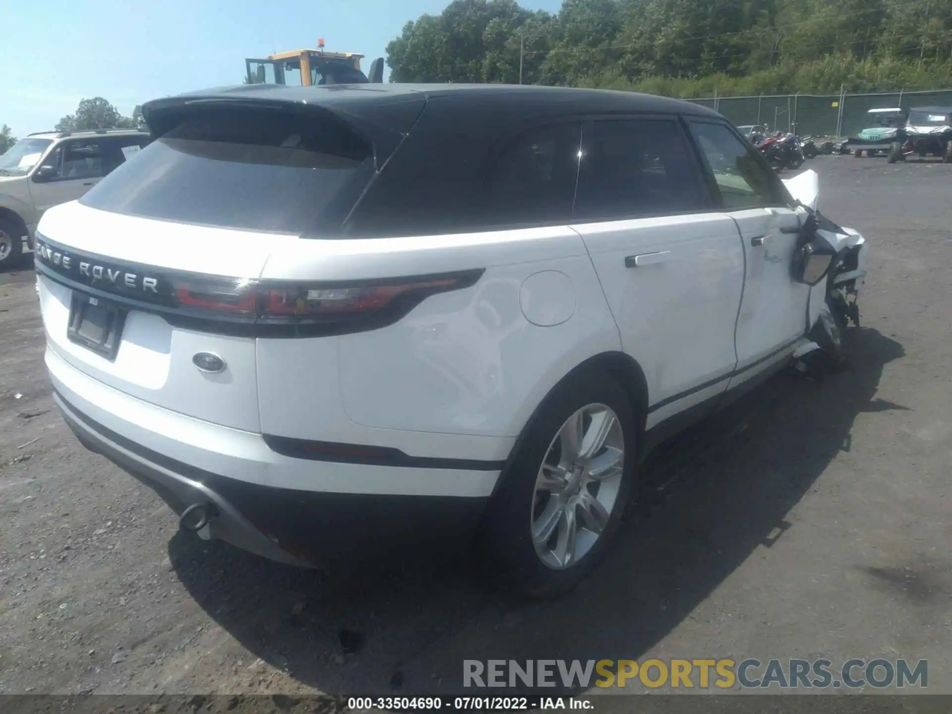 4 Photograph of a damaged car SALYJ2EX6MA303276 LAND ROVER RANGE ROVER VELAR 2021