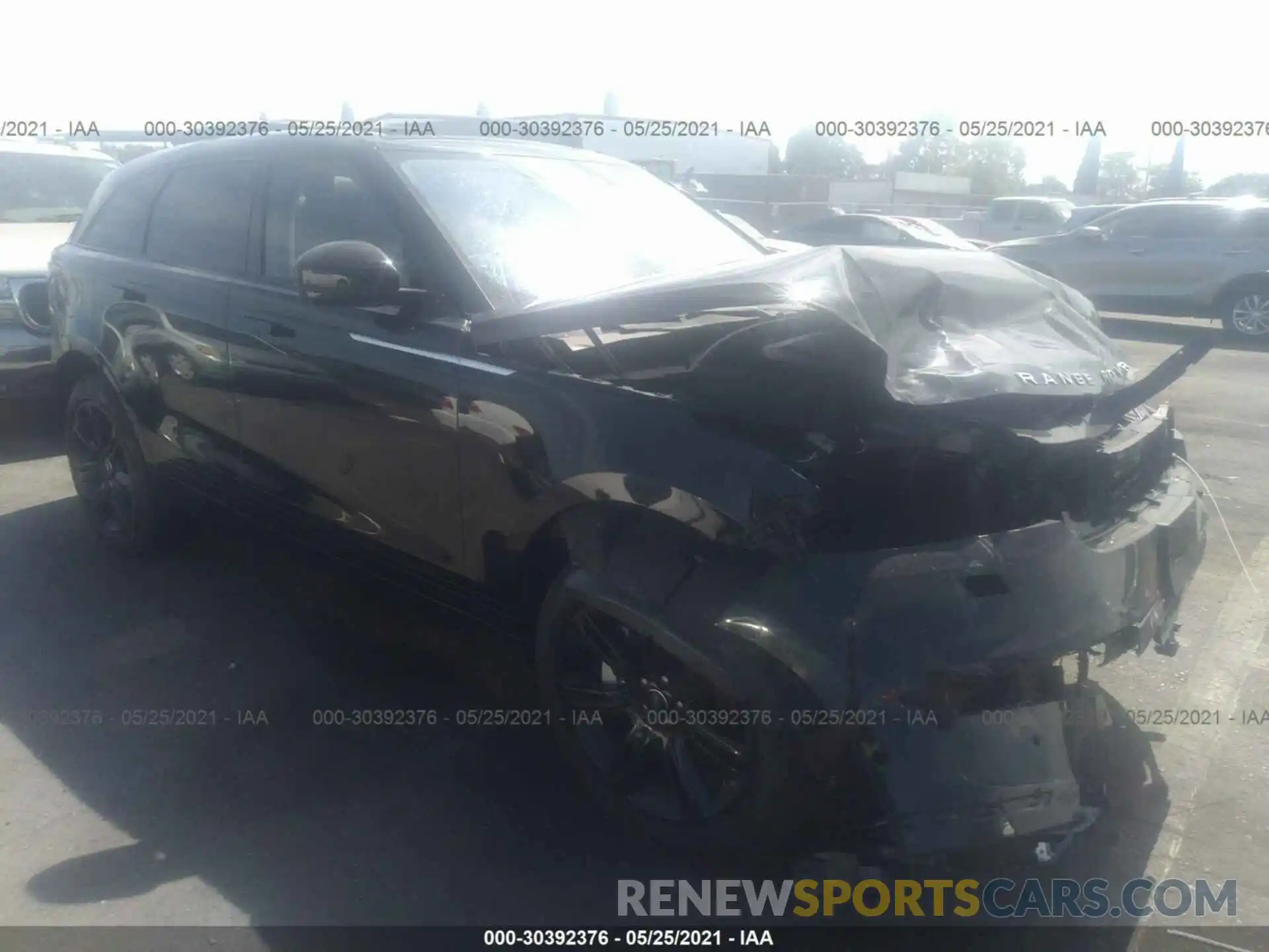 1 Photograph of a damaged car SALYJ2EX8MA305773 LAND ROVER RANGE ROVER VELAR 2021