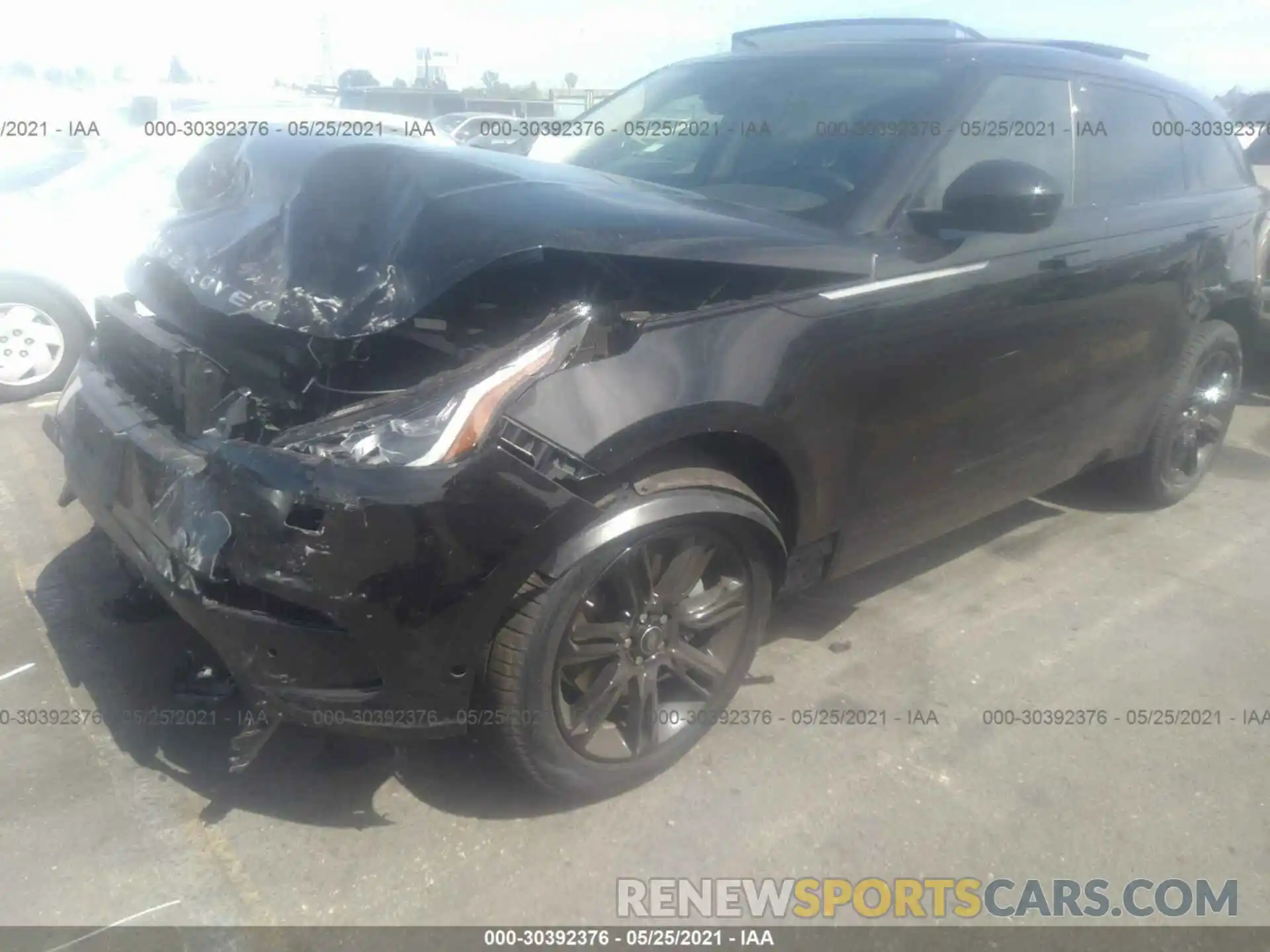 2 Photograph of a damaged car SALYJ2EX8MA305773 LAND ROVER RANGE ROVER VELAR 2021