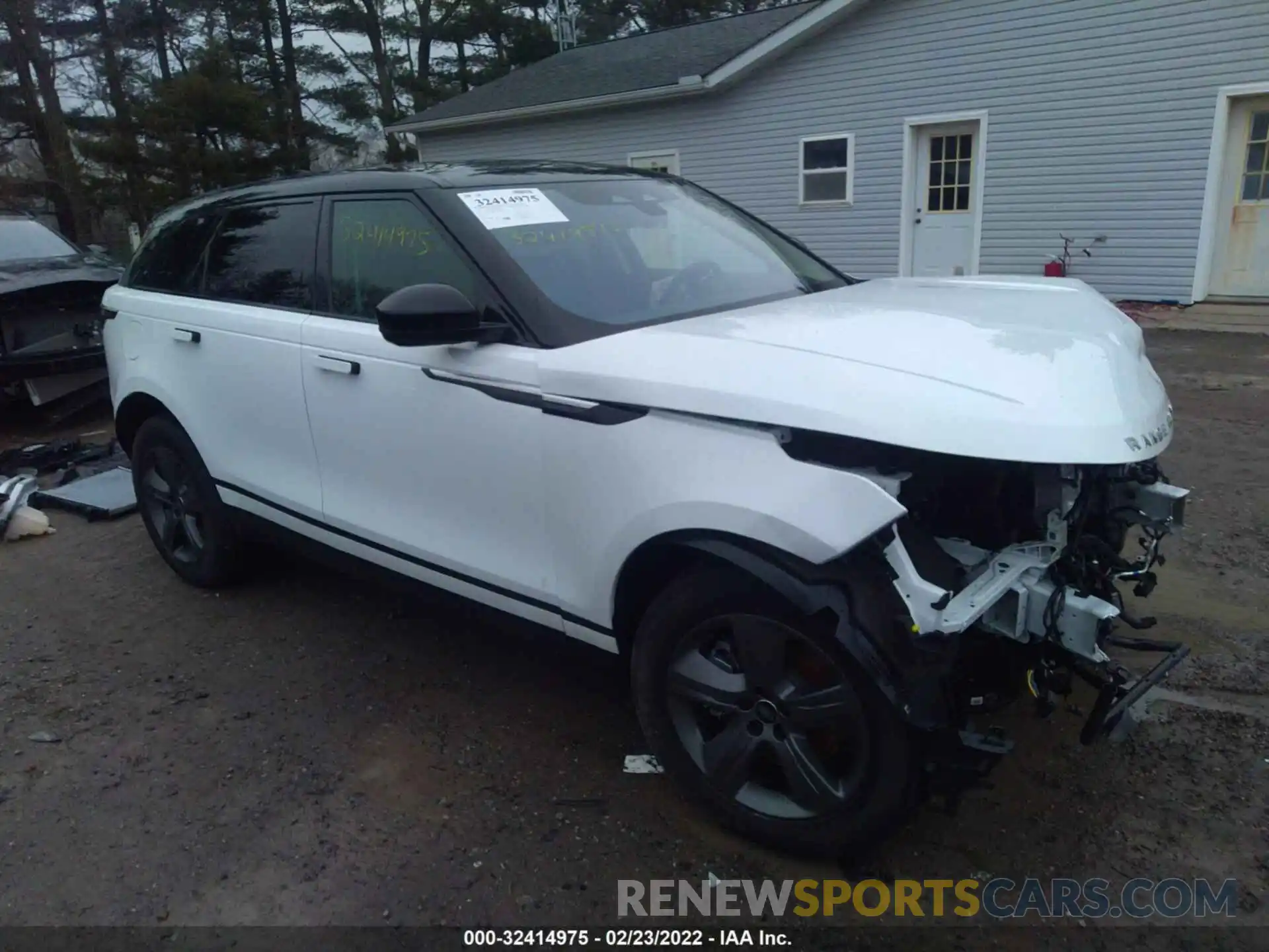 1 Photograph of a damaged car SALYJ2EX8MA314490 LAND ROVER RANGE ROVER VELAR 2021