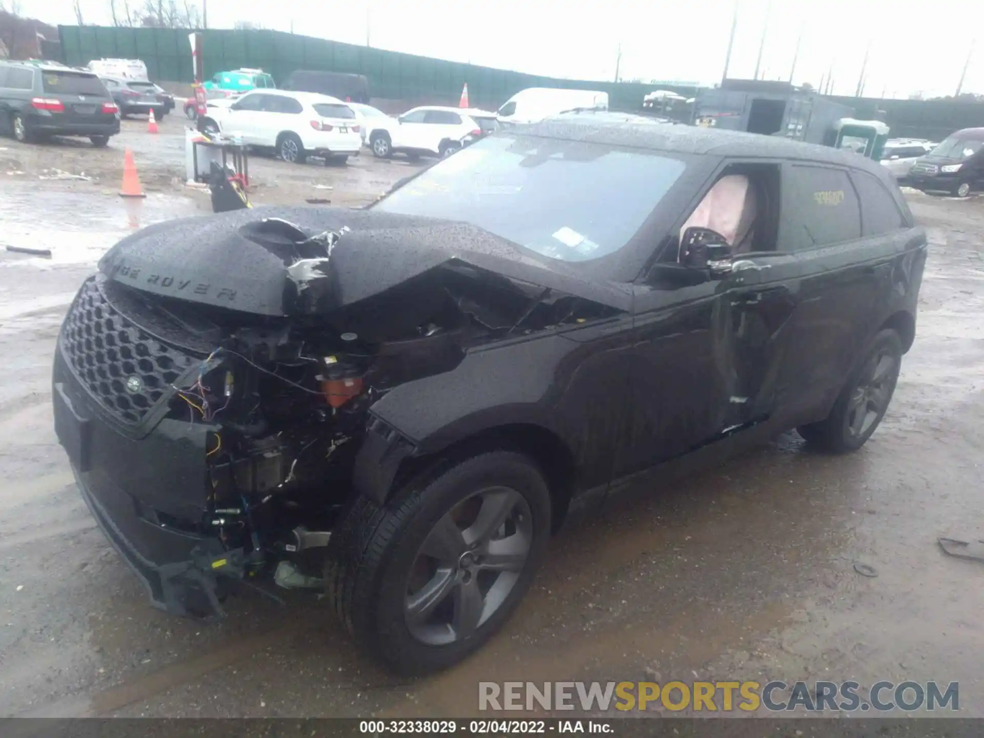 2 Photograph of a damaged car SALYJ2EX9MA317138 LAND ROVER RANGE ROVER VELAR 2021