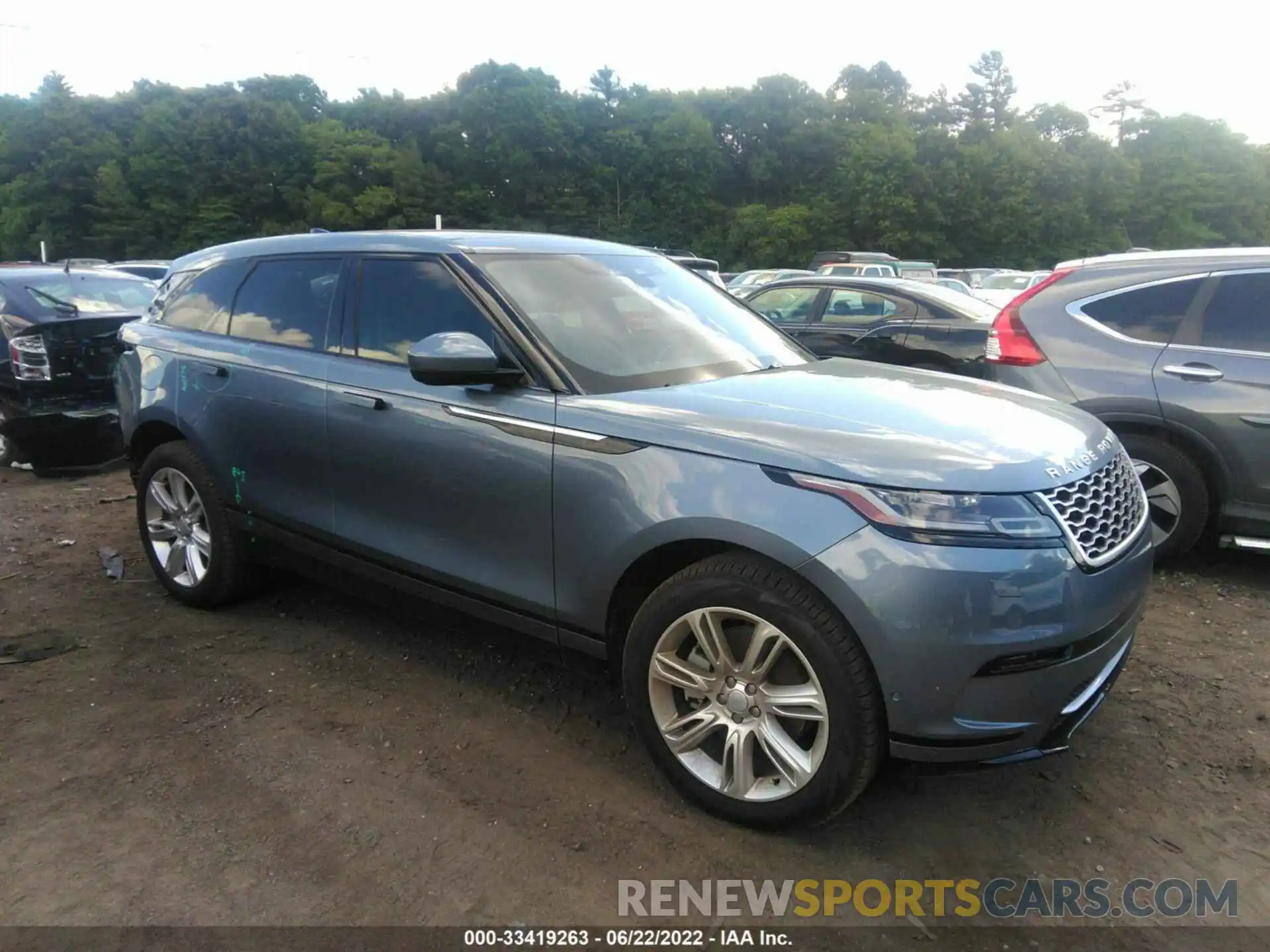 1 Photograph of a damaged car SALYJ2EX9MA317446 LAND ROVER RANGE ROVER VELAR 2021