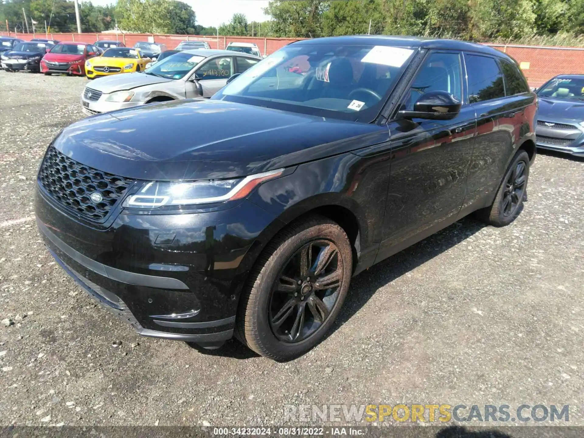 2 Photograph of a damaged car SALYJ2EX9MA318998 LAND ROVER RANGE ROVER VELAR 2021