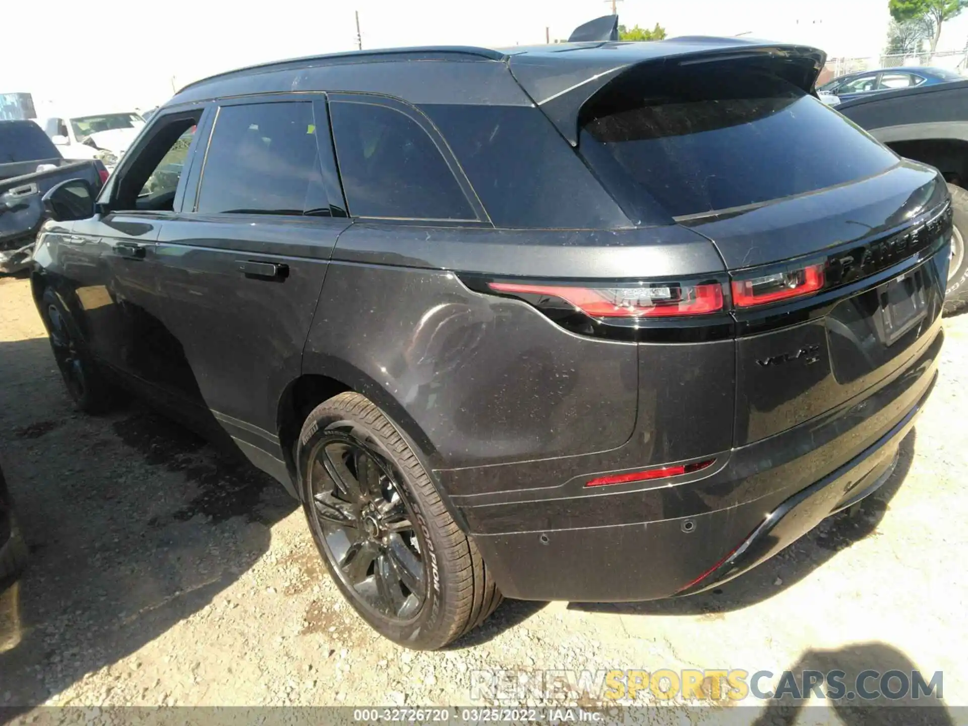 3 Фотография поврежденного автомобиля SALYJ2EXXMA325779 LAND ROVER RANGE ROVER VELAR 2021