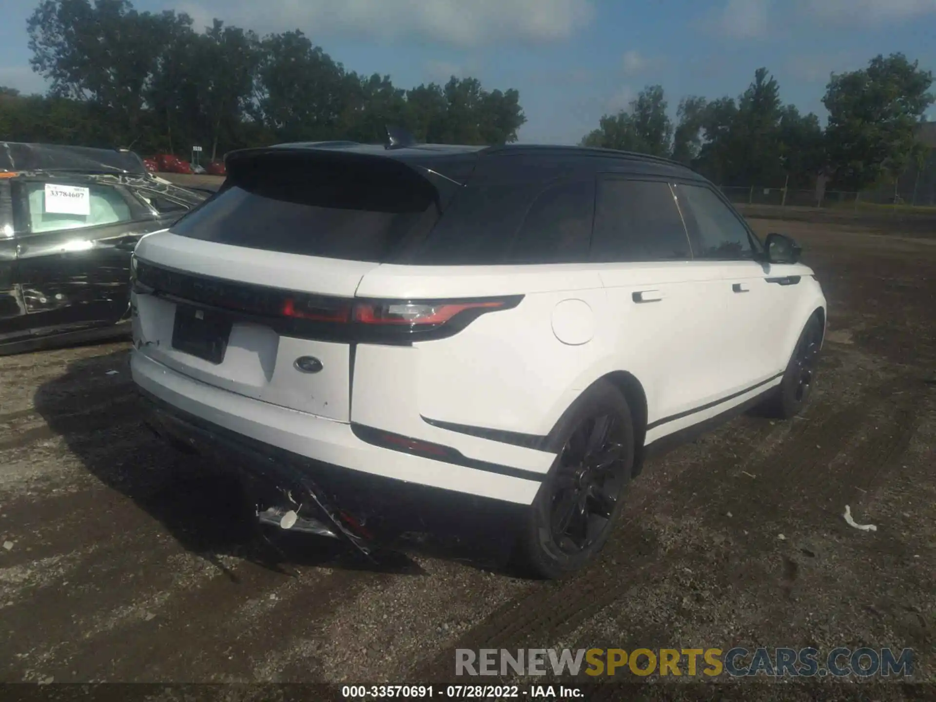 4 Фотография поврежденного автомобиля SALYT2EU3MA313067 LAND ROVER RANGE ROVER VELAR 2021