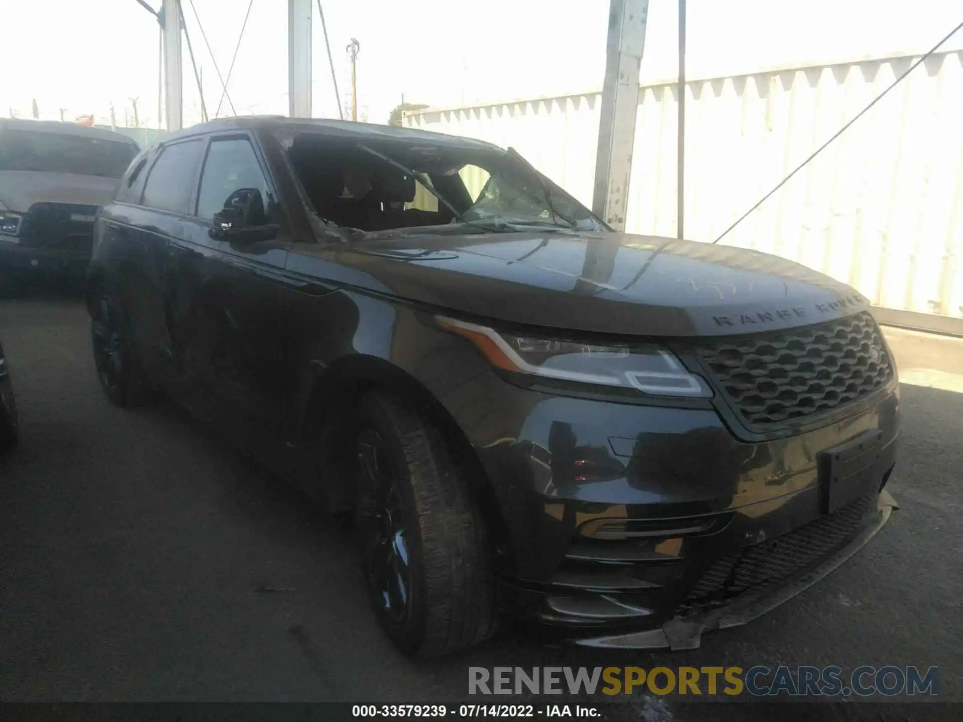 1 Photograph of a damaged car SALYT2EU3MA319807 LAND ROVER RANGE ROVER VELAR 2021