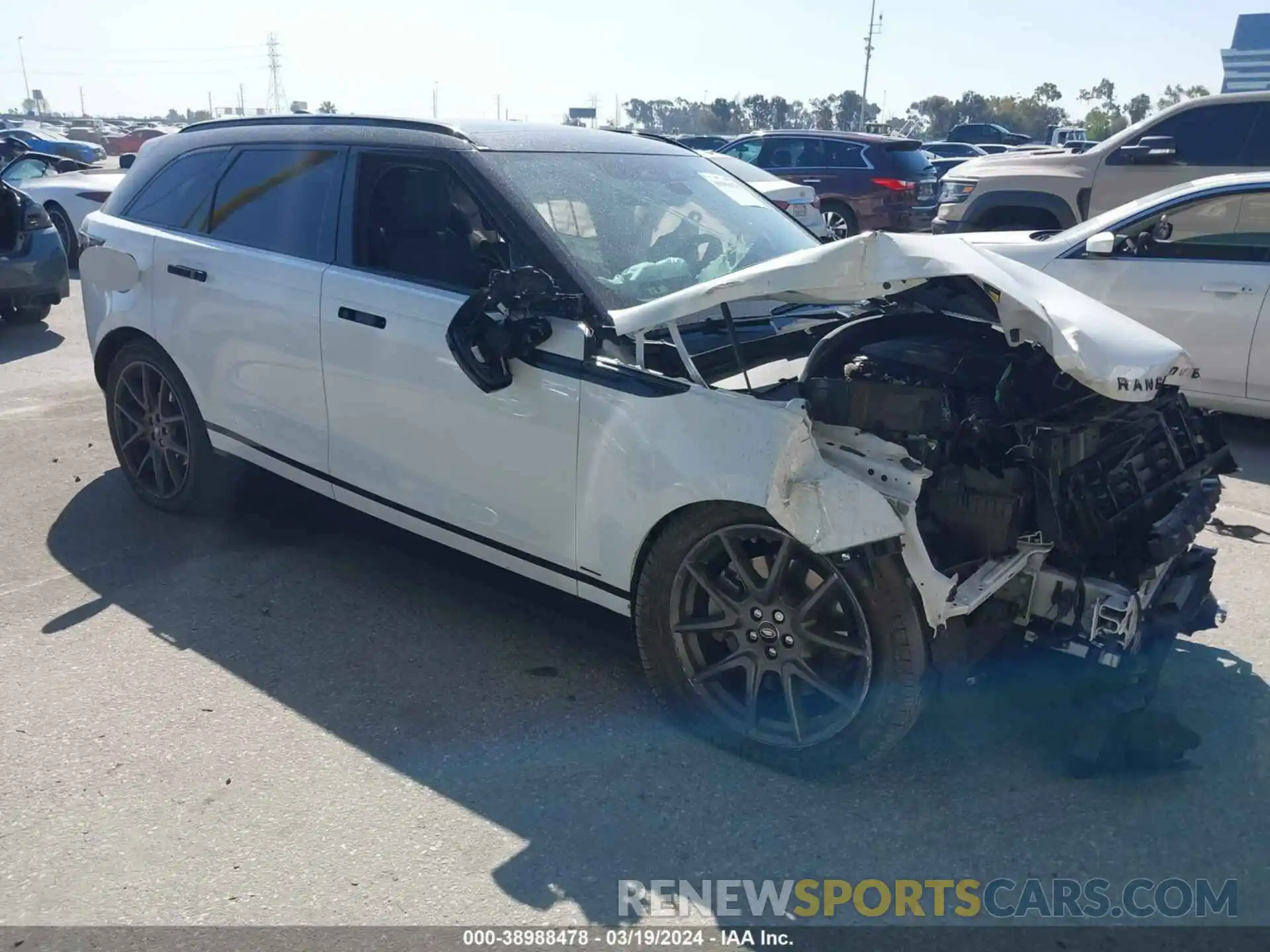 1 Photograph of a damaged car SALYT2EU7MA315226 LAND ROVER RANGE ROVER VELAR 2021