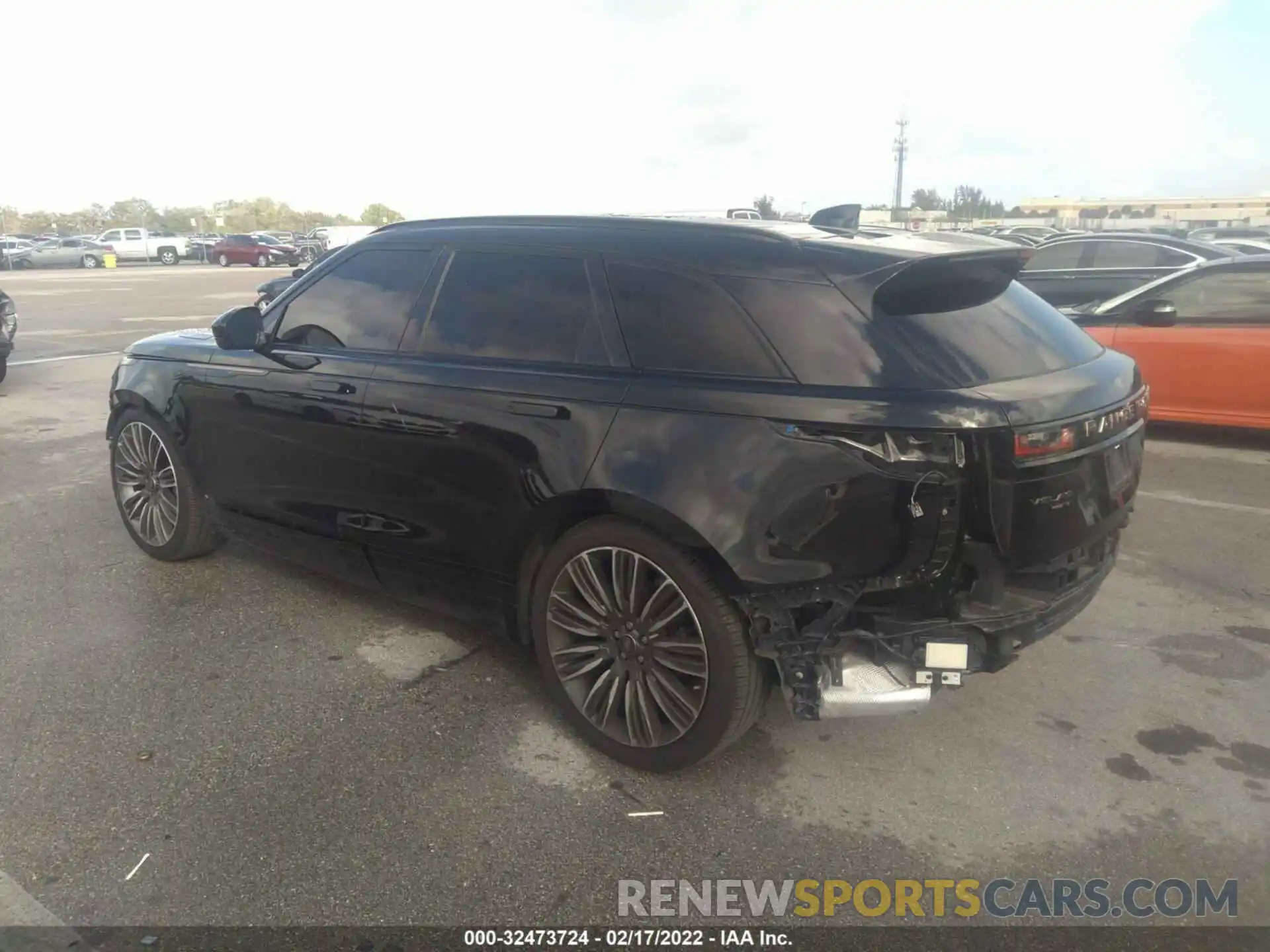 3 Photograph of a damaged car SALYT2EU8MA299439 LAND ROVER RANGE ROVER VELAR 2021