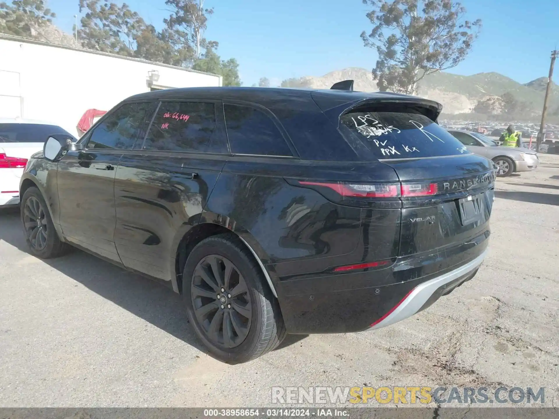 3 Photograph of a damaged car SALYT2EX0MA313845 LAND ROVER RANGE ROVER VELAR 2021