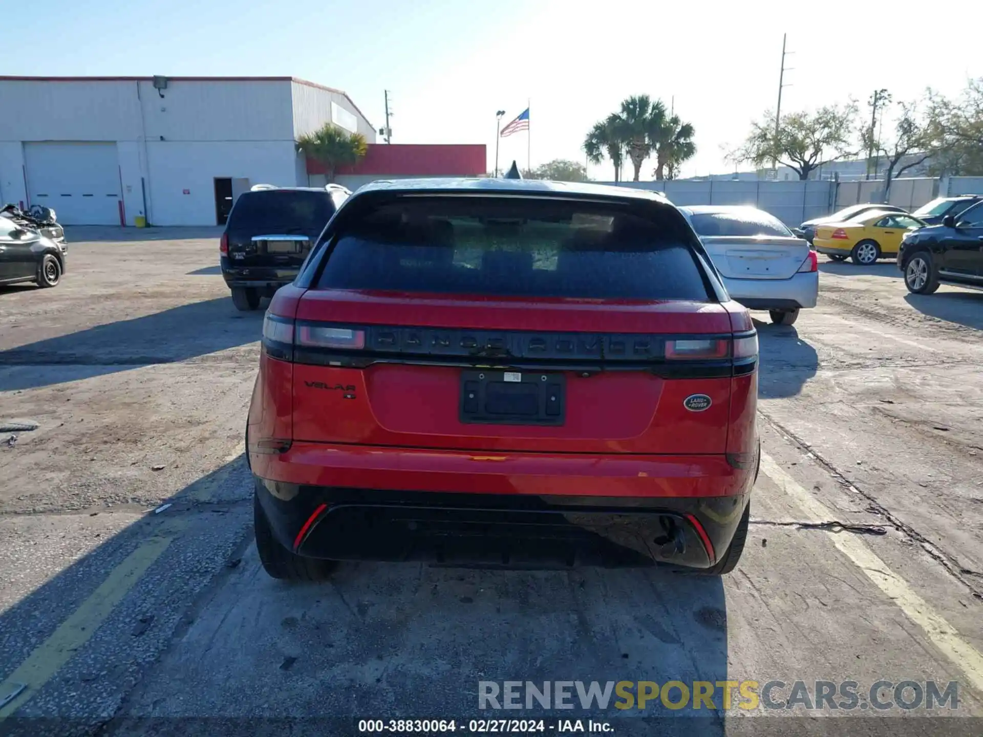 16 Photograph of a damaged car SALYT2EX1MA305561 LAND ROVER RANGE ROVER VELAR 2021