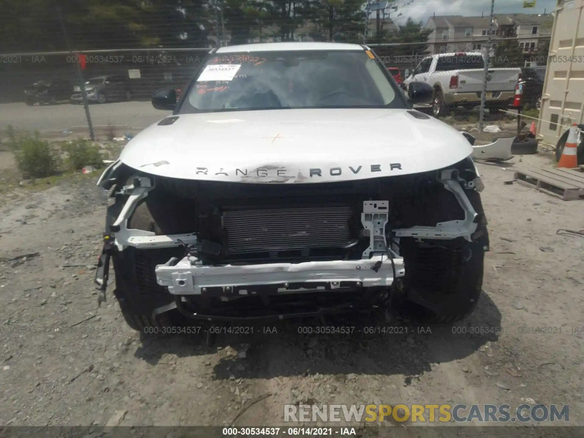 6 Photograph of a damaged car SALYT2EX2MA313264 LAND ROVER RANGE ROVER VELAR 2021