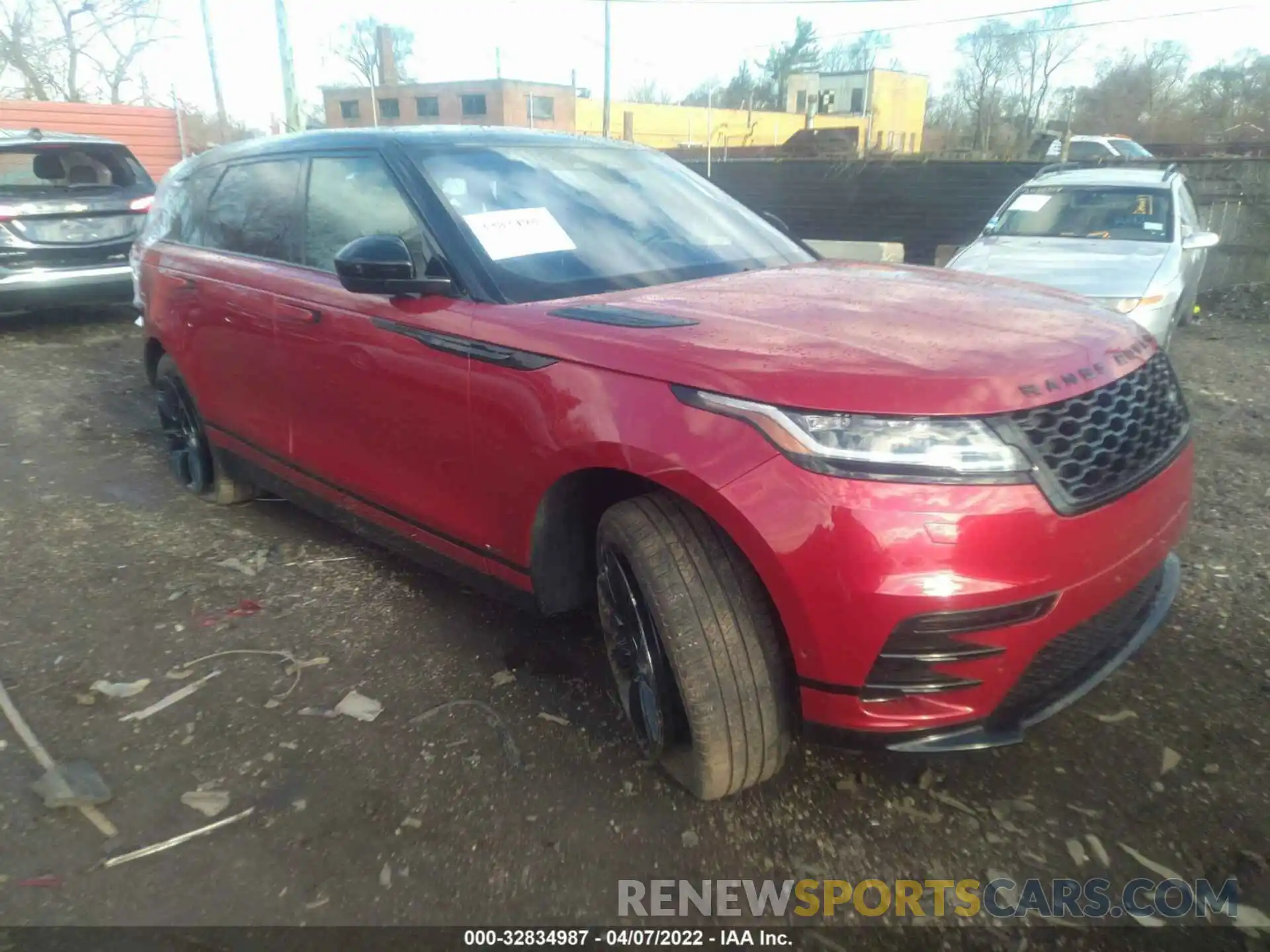 1 Photograph of a damaged car SALYT2EX4MA317008 LAND ROVER RANGE ROVER VELAR 2021