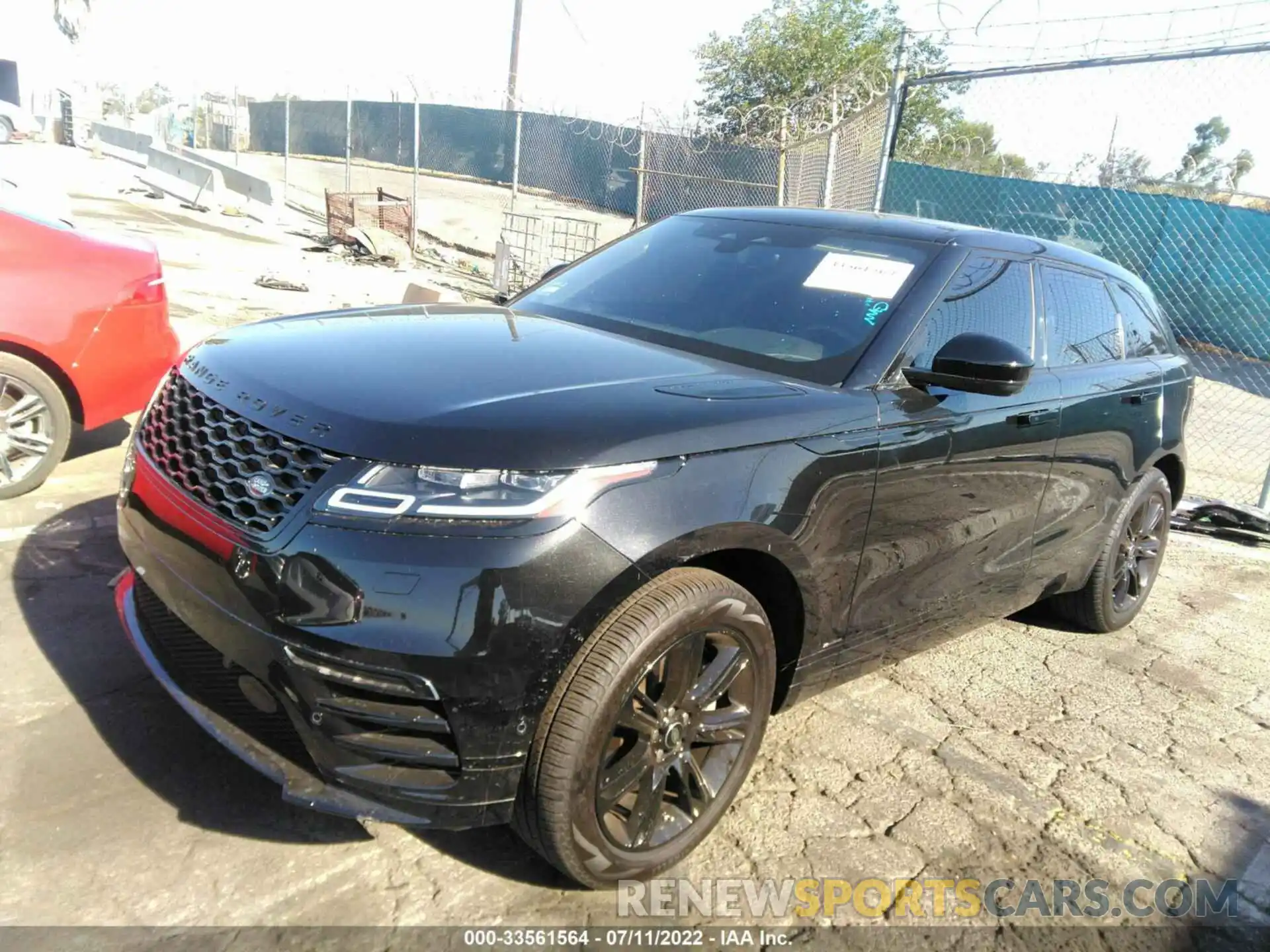 2 Photograph of a damaged car SALYT2EX6MA298493 LAND ROVER RANGE ROVER VELAR 2021