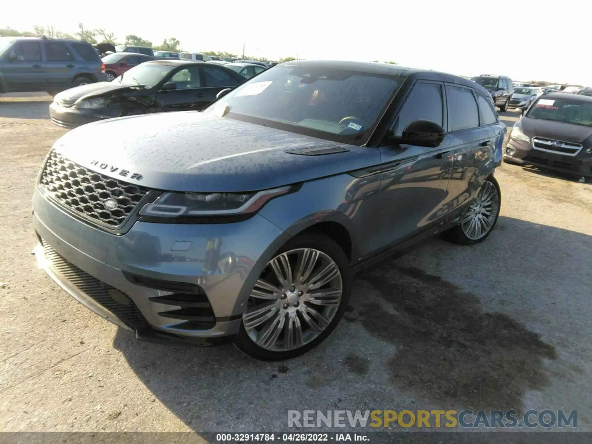 2 Фотография поврежденного автомобиля SALYT2EX7MA322929 LAND ROVER RANGE ROVER VELAR 2021