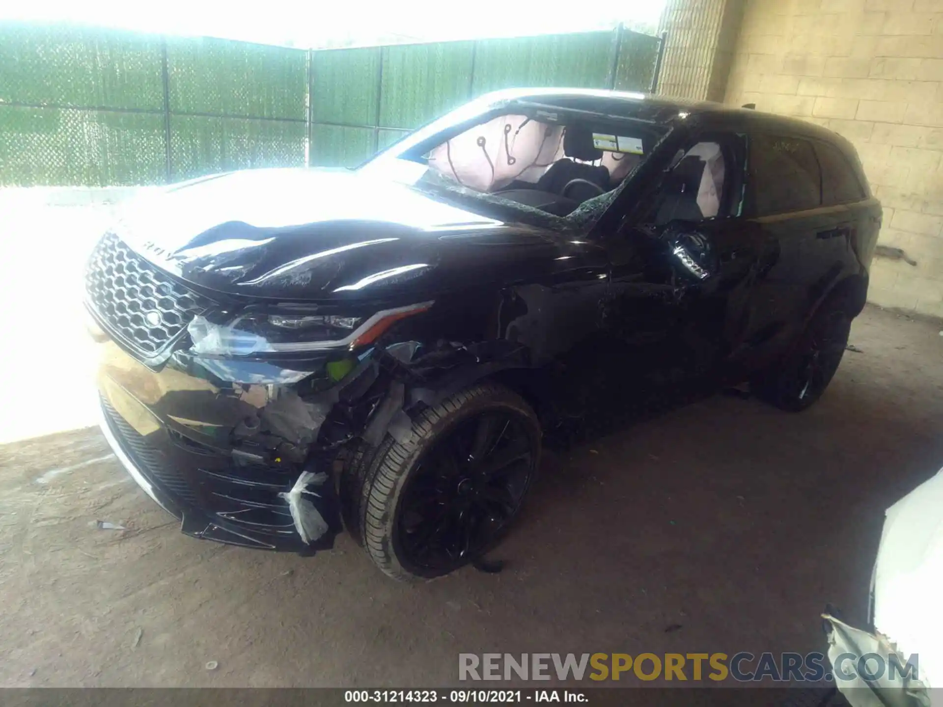 2 Photograph of a damaged car SALYT2EX8MA315553 LAND ROVER RANGE ROVER VELAR 2021