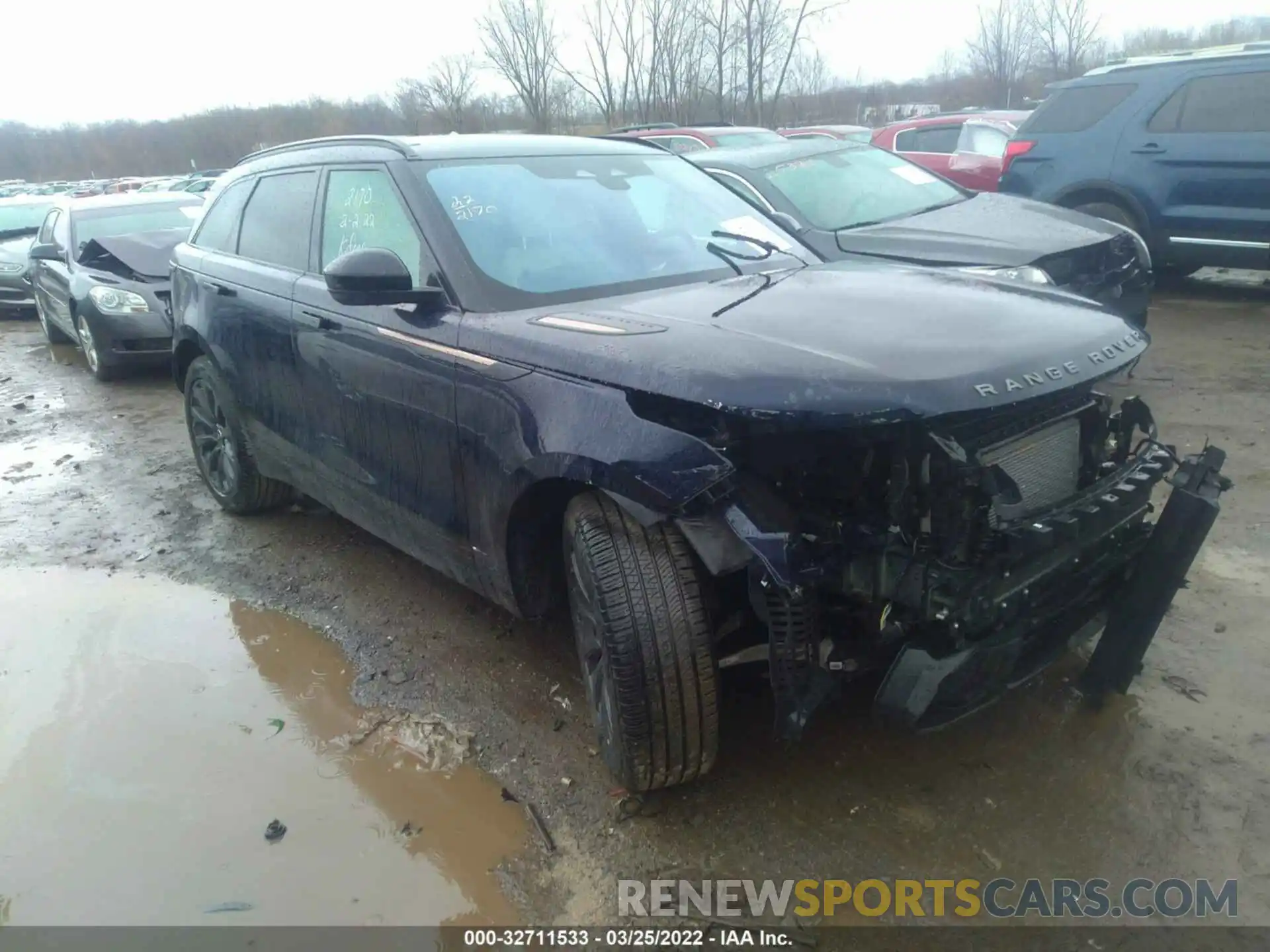 1 Photograph of a damaged car SALYT2EX9MA308840 LAND ROVER RANGE ROVER VELAR 2021