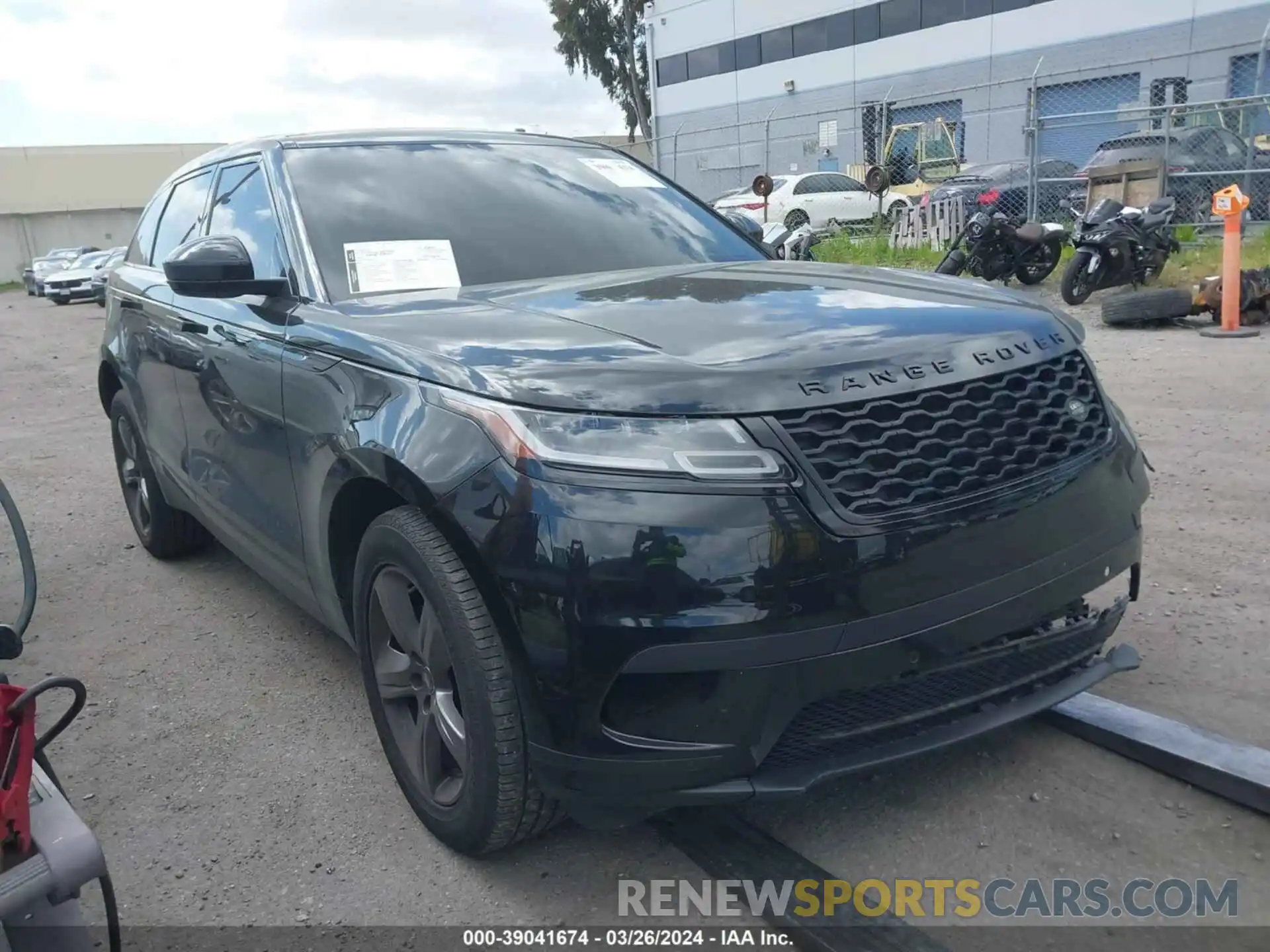 1 Photograph of a damaged car SALYJ2EX0NA333617 LAND ROVER RANGE ROVER VELAR 2022