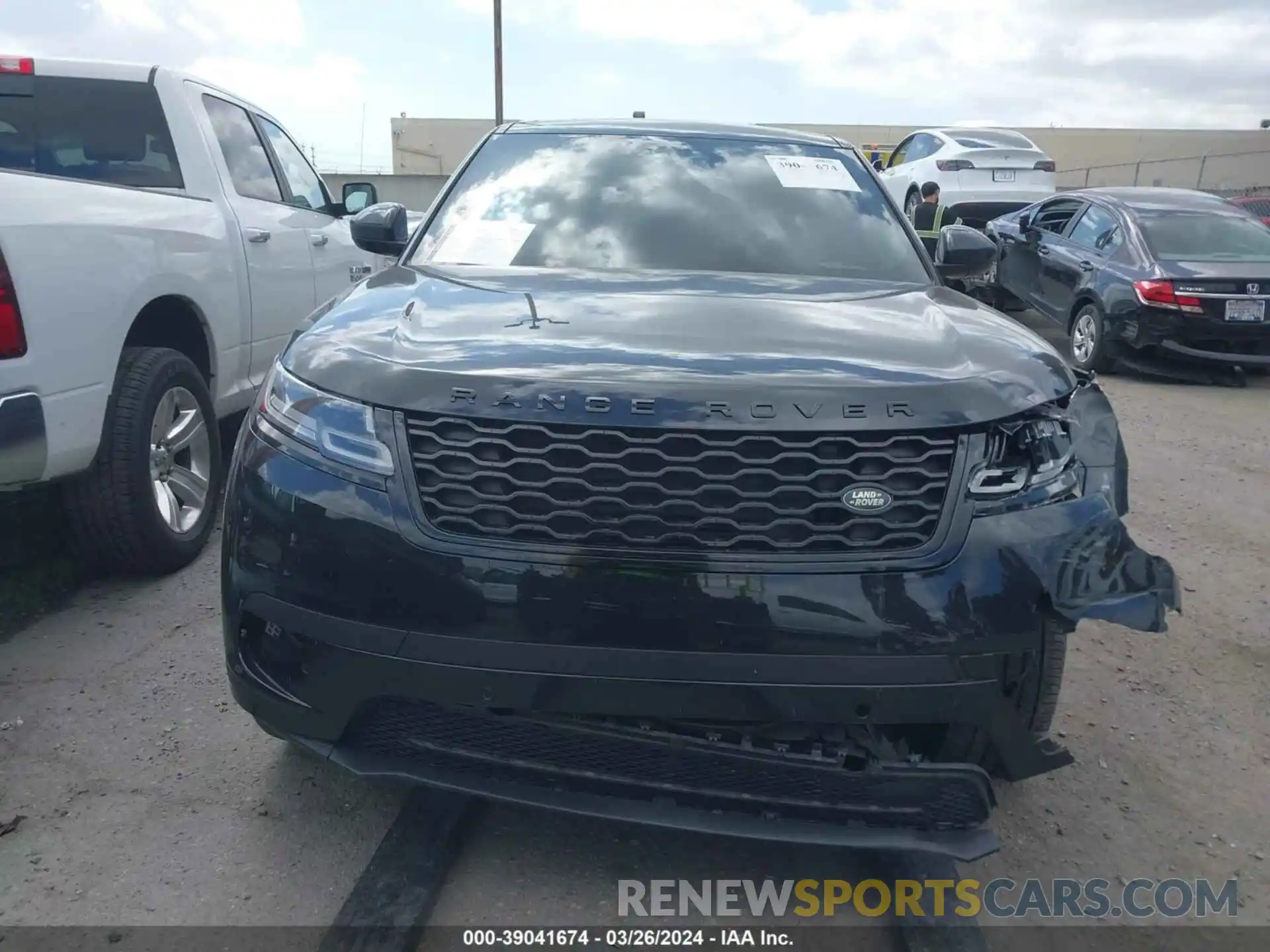 12 Photograph of a damaged car SALYJ2EX0NA333617 LAND ROVER RANGE ROVER VELAR 2022