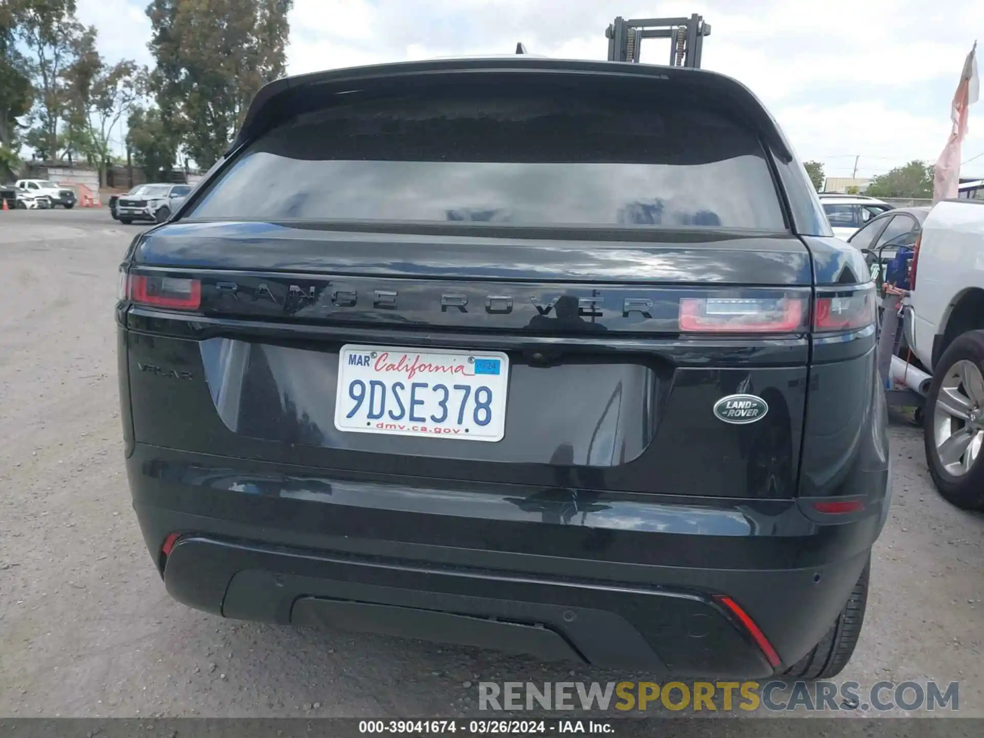 16 Photograph of a damaged car SALYJ2EX0NA333617 LAND ROVER RANGE ROVER VELAR 2022