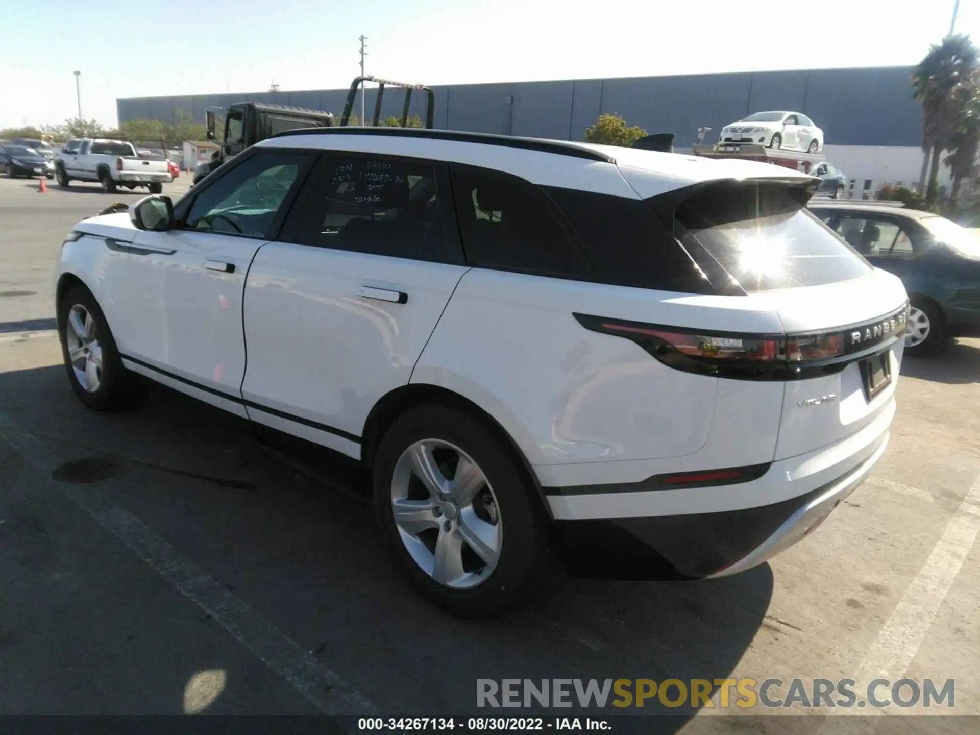 3 Photograph of a damaged car SALYJ2EXXNA331471 LAND ROVER RANGE ROVER VELAR 2022