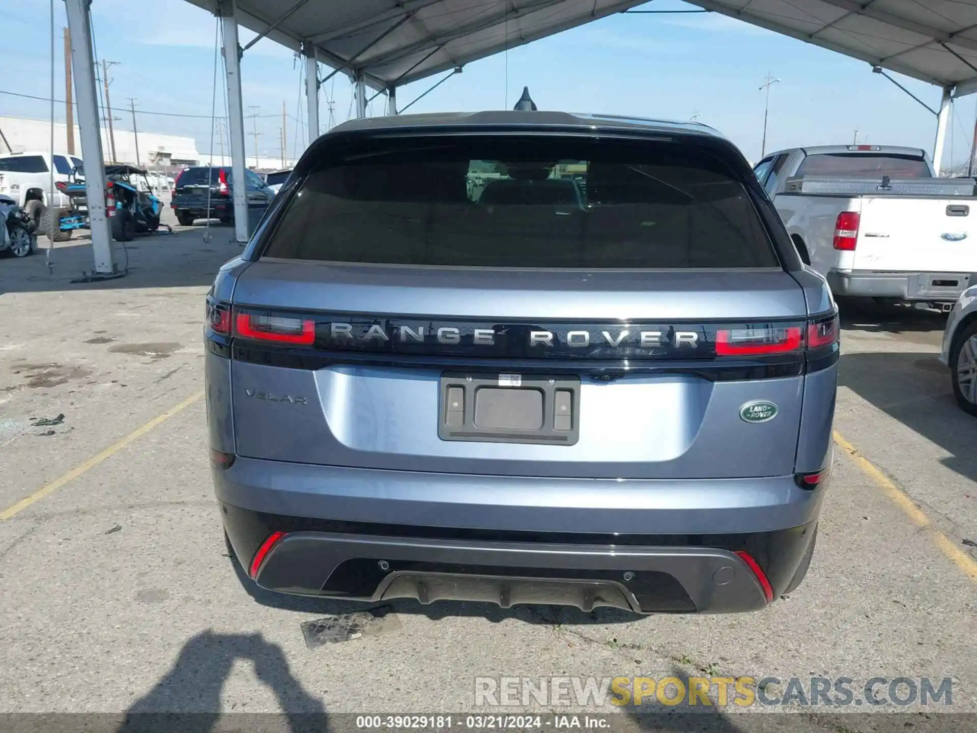 16 Photograph of a damaged car SALYT2EX0NA333319 LAND ROVER RANGE ROVER VELAR 2022