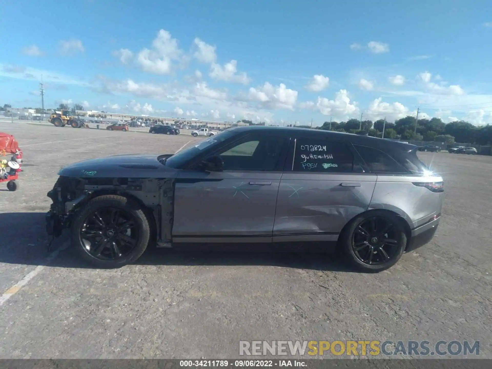 6 Photograph of a damaged car SALYT2EX1NA342501 LAND ROVER RANGE ROVER VELAR 2022