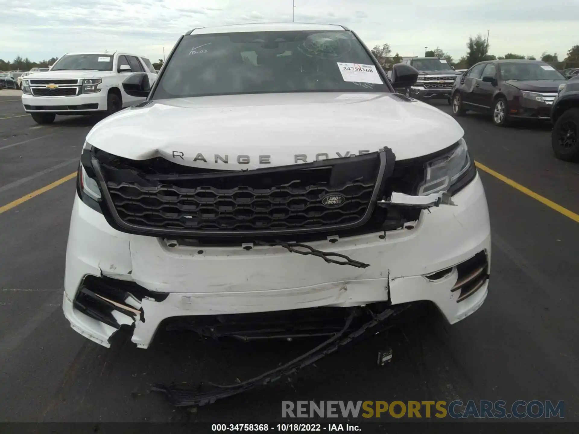 6 Photograph of a damaged car SALYT2EX4NA329712 LAND ROVER RANGE ROVER VELAR 2022