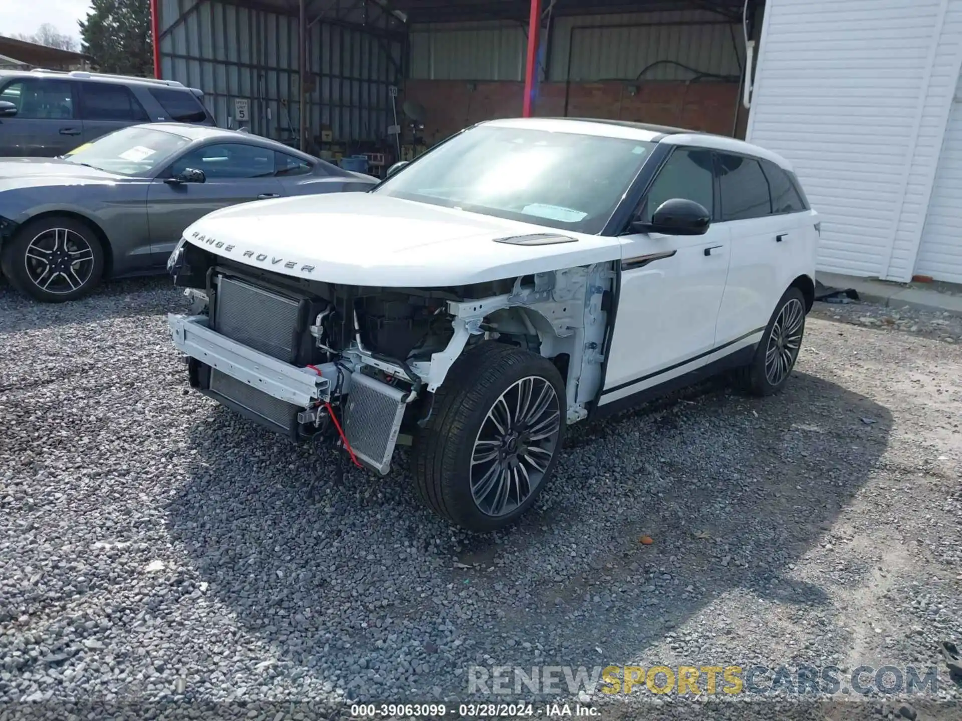 2 Фотография поврежденного автомобиля SALYT2EU2PA358506 LAND ROVER RANGE ROVER VELAR 2023