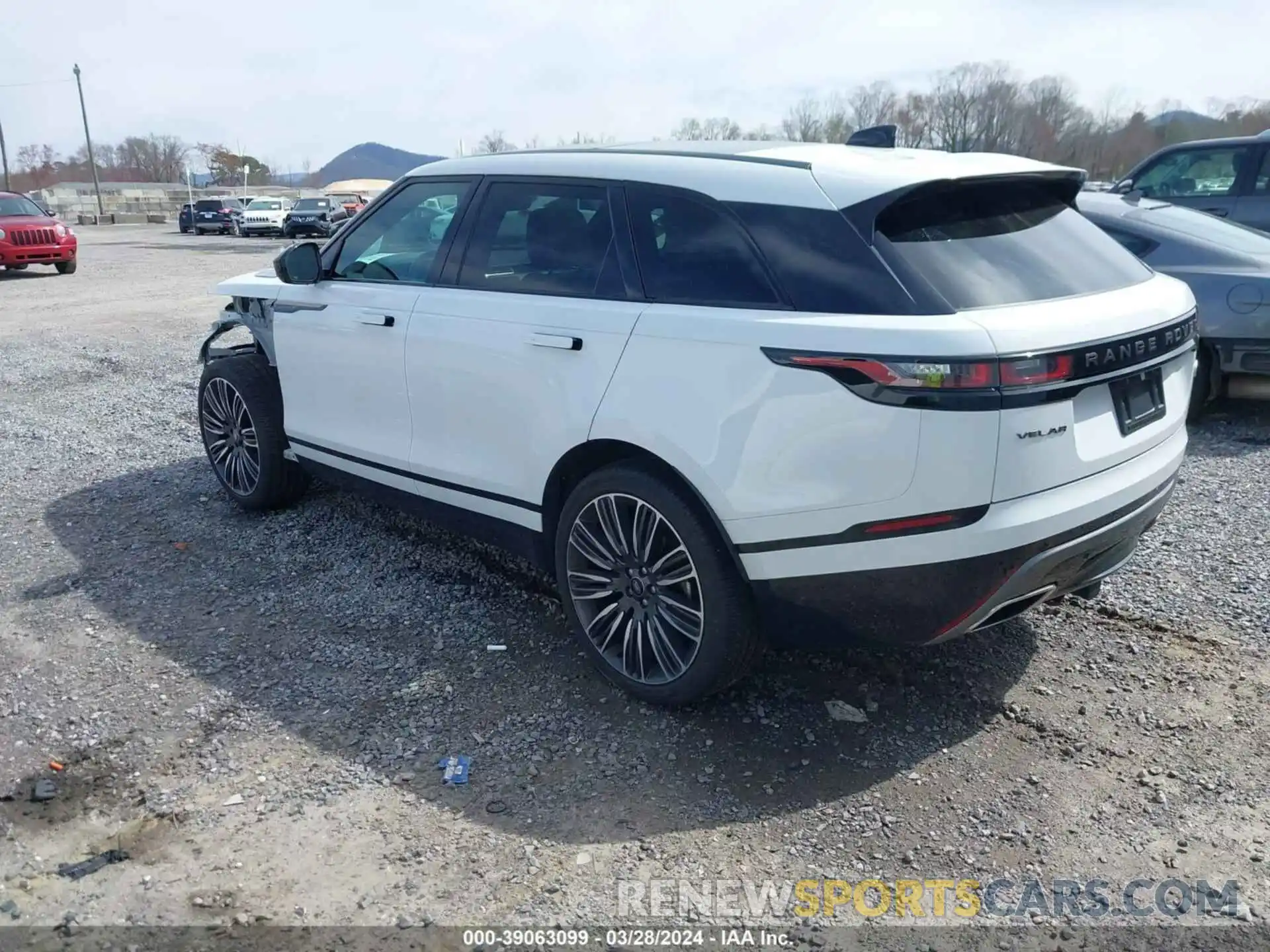 3 Фотография поврежденного автомобиля SALYT2EU2PA358506 LAND ROVER RANGE ROVER VELAR 2023