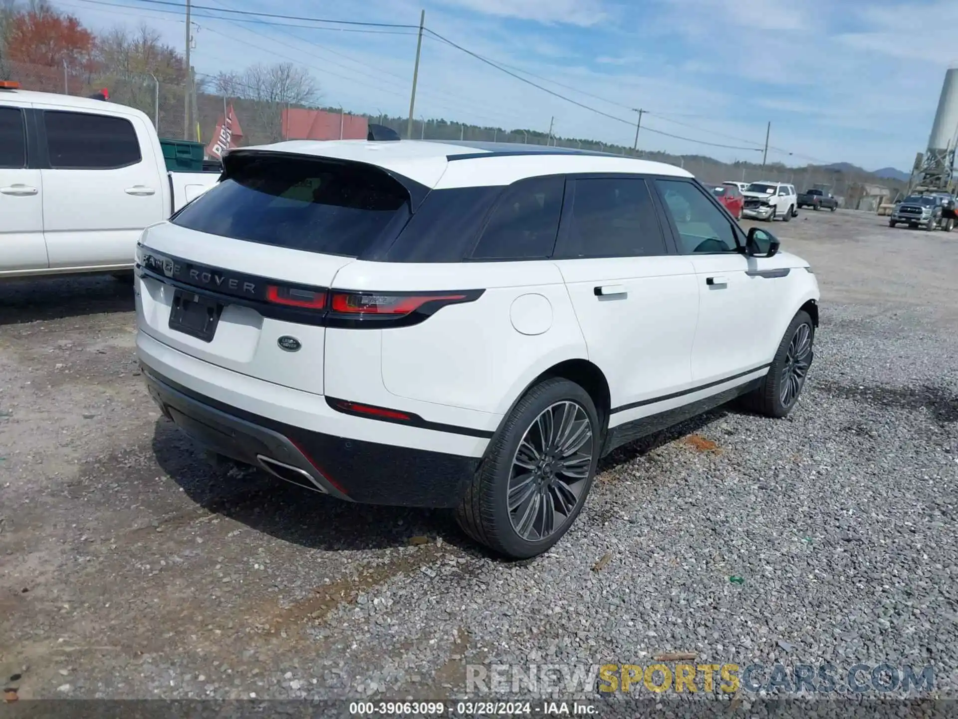 4 Фотография поврежденного автомобиля SALYT2EU2PA358506 LAND ROVER RANGE ROVER VELAR 2023