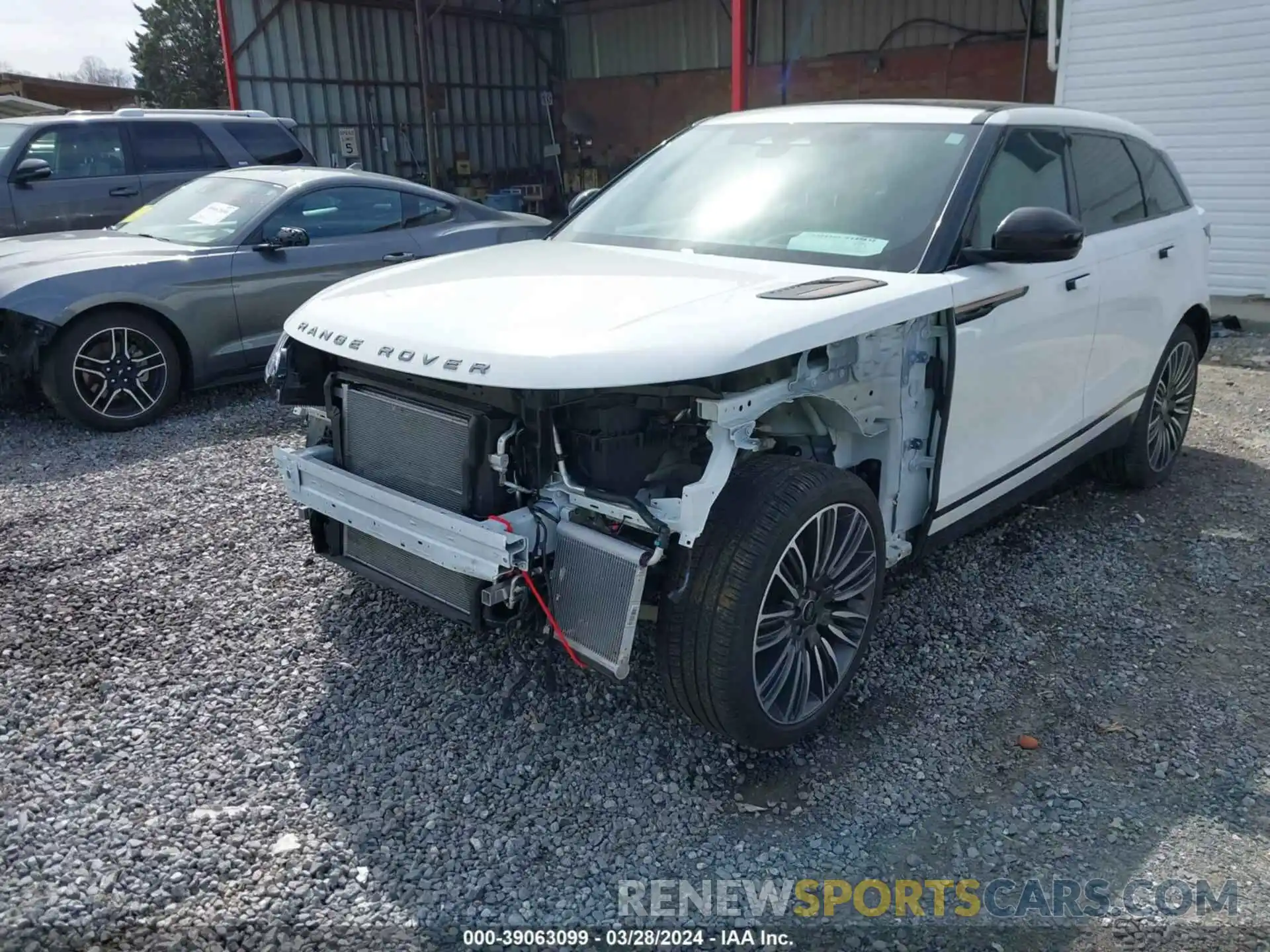 6 Фотография поврежденного автомобиля SALYT2EU2PA358506 LAND ROVER RANGE ROVER VELAR 2023