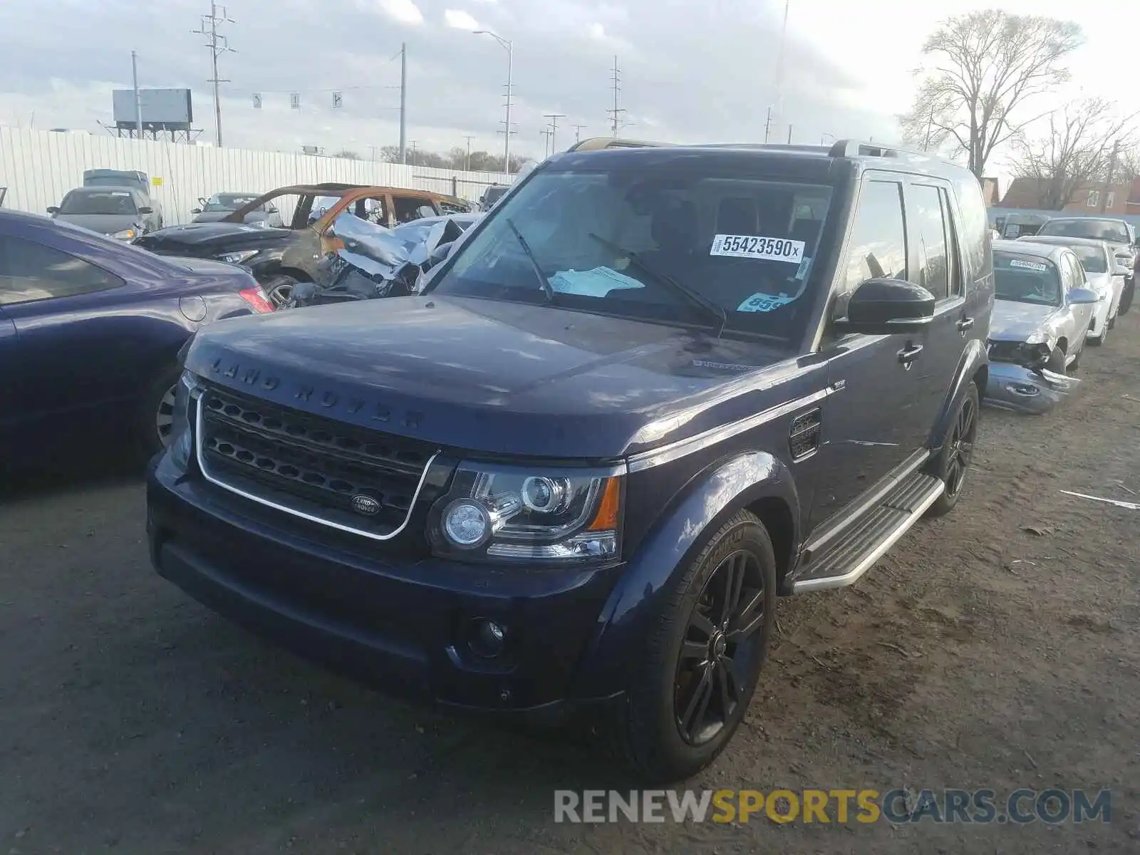 2 Фотография поврежденного автомобиля SALAG2V67GA833347 LAND ROVER RANGEROVER 2019