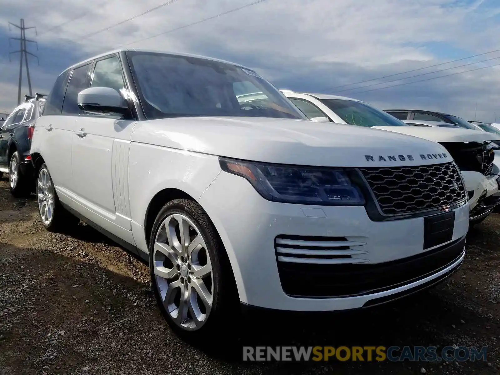 1 Photograph of a damaged car SALGR2RK9KA537959 LAND ROVER RANGEROVER 2019