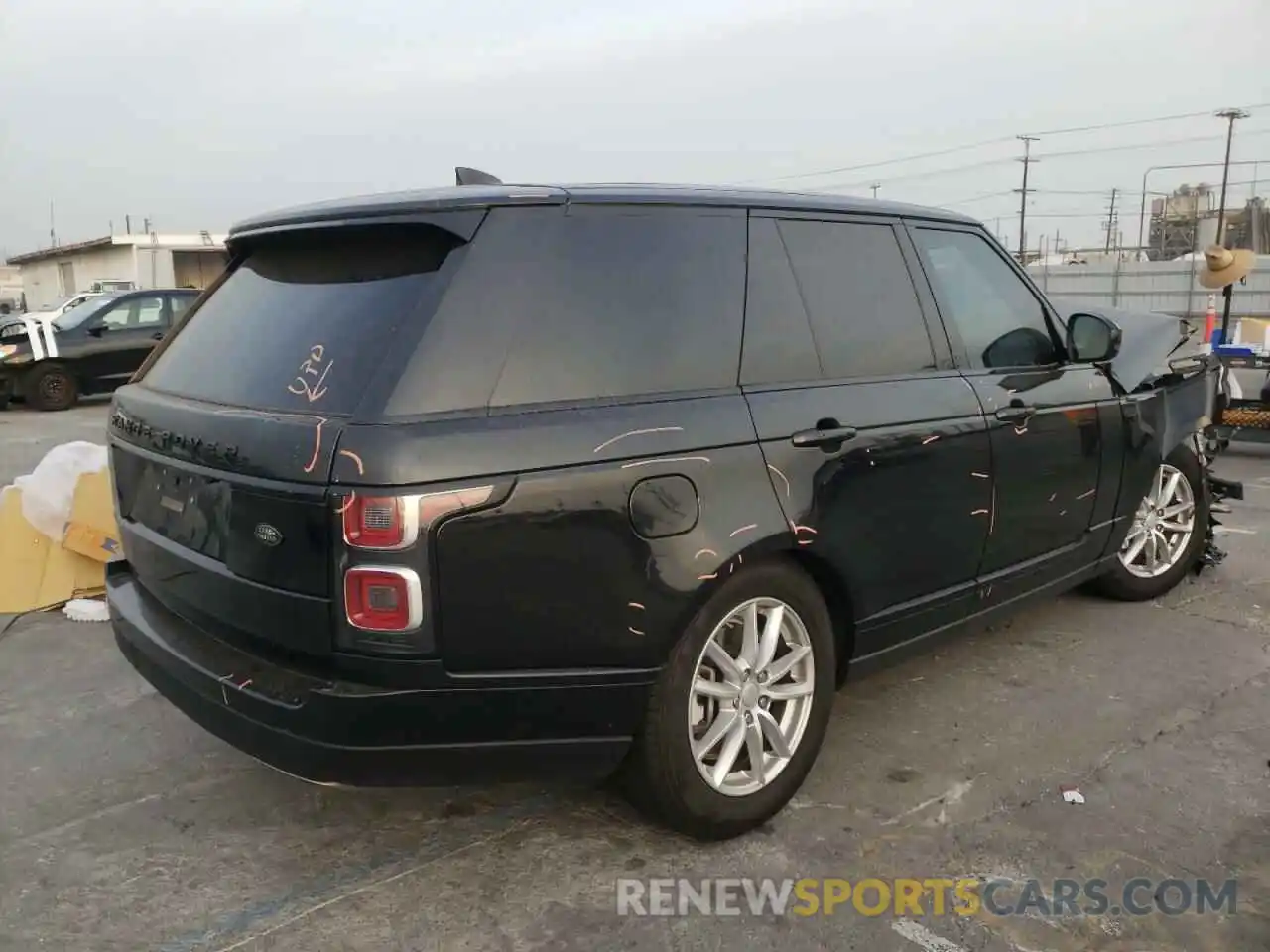 4 Фотография поврежденного автомобиля SALGR2RV4KA523333 LAND ROVER RANGEROVER 2019