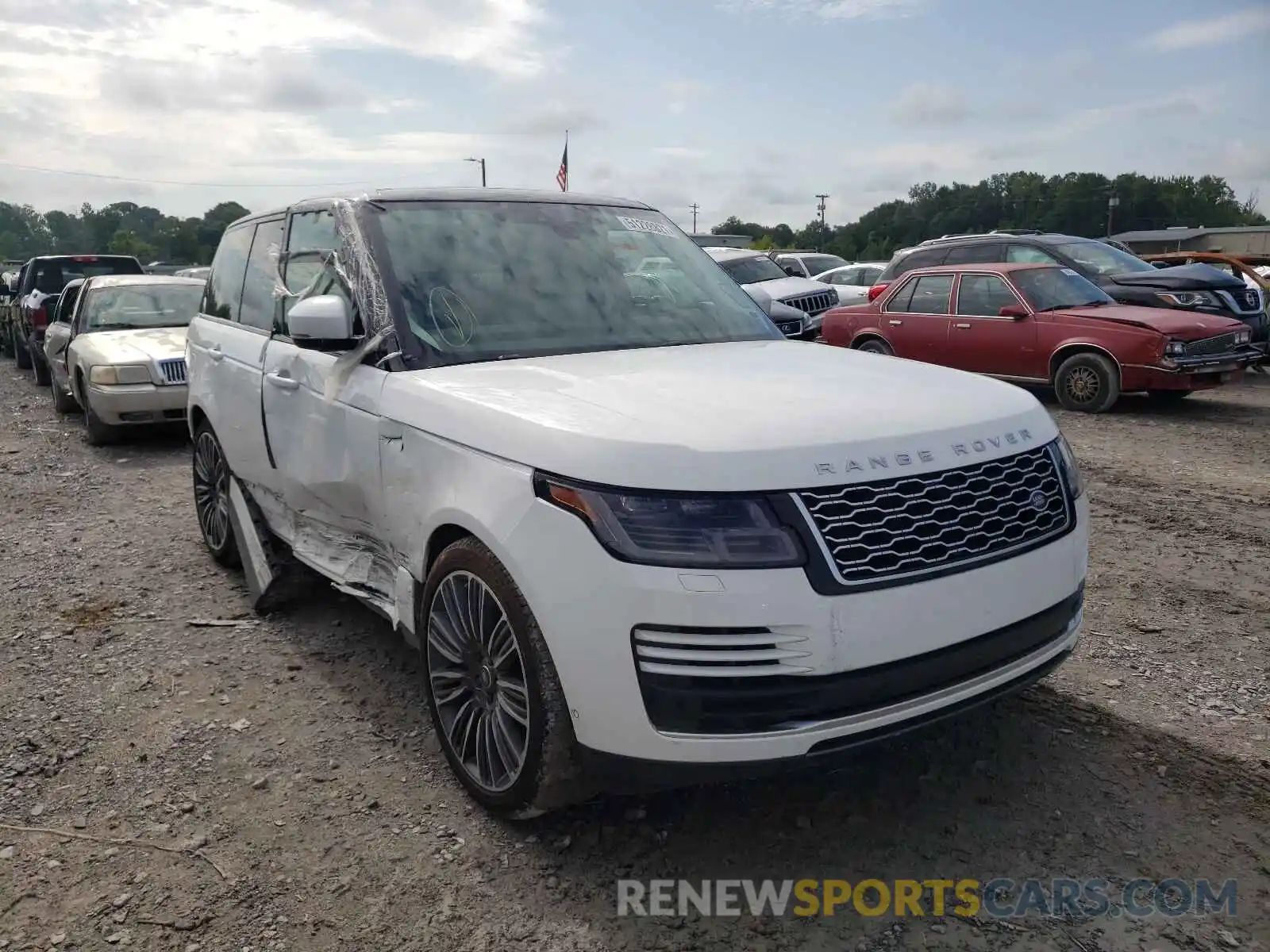 1 Фотография поврежденного автомобиля SALGS2RE0KA556379 LAND ROVER RANGEROVER 2019