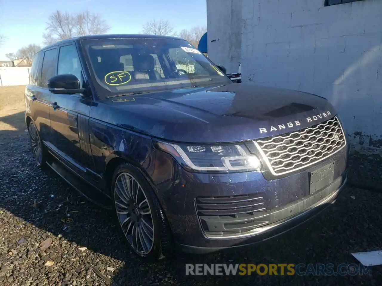 1 Photograph of a damaged car SALGS2RE0KA556852 LAND ROVER RANGEROVER 2019