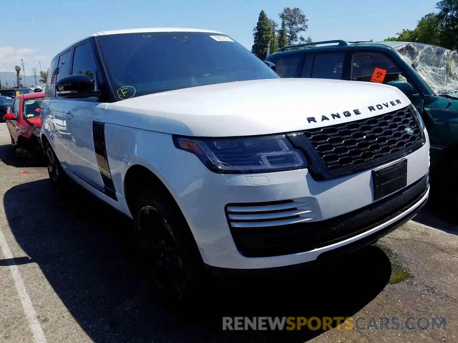 1 Photograph of a damaged car SALGS2RE1KA549182 LAND ROVER RANGEROVER 2019