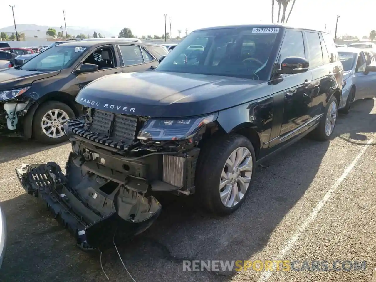 2 Фотография поврежденного автомобиля SALGS2RE2KA550695 LAND ROVER RANGEROVER 2019