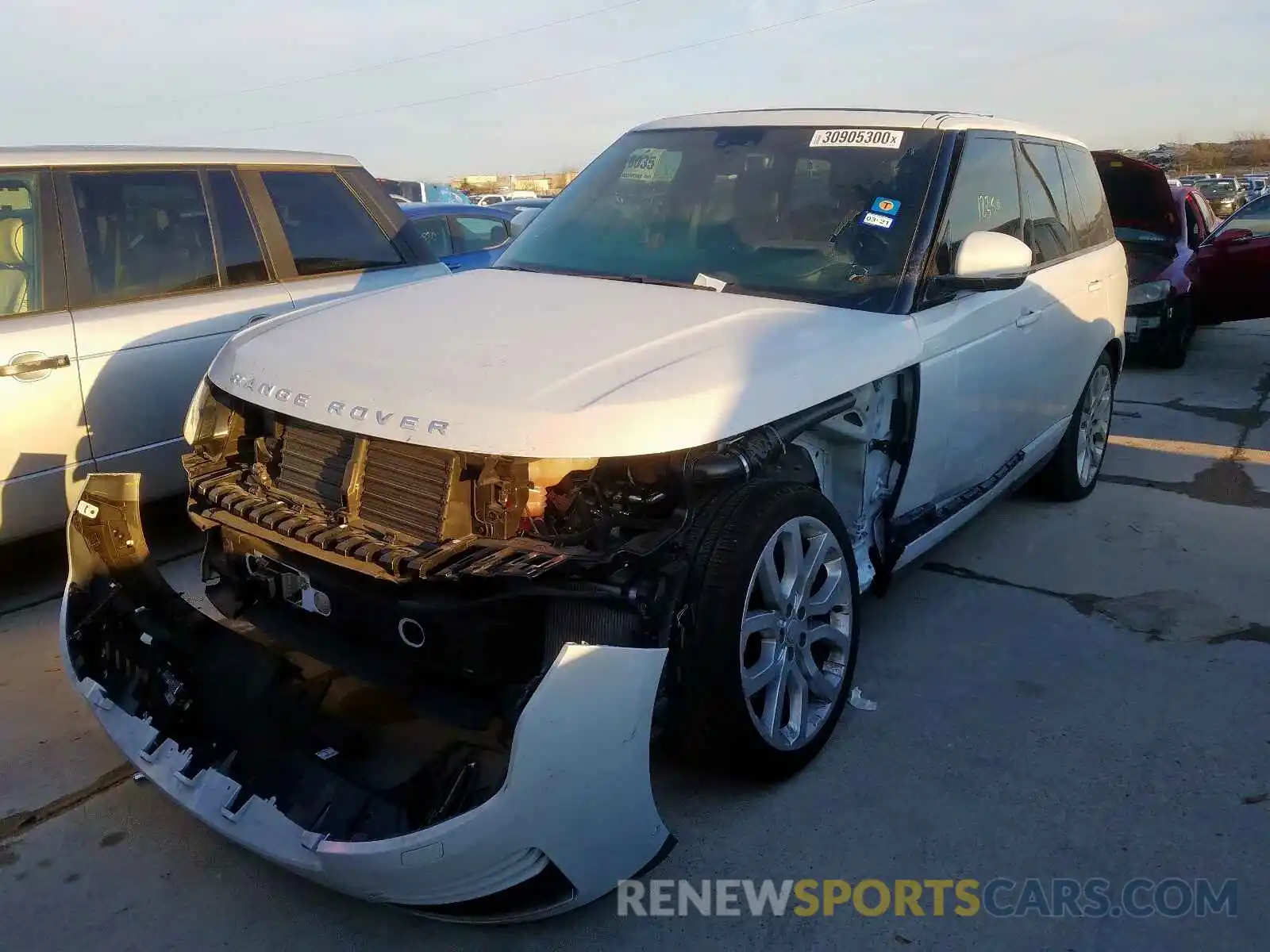 2 Photograph of a damaged car SALGS2RE5KA537231 LAND ROVER RANGEROVER 2019