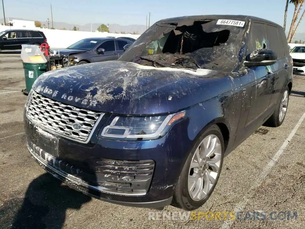 2 Photograph of a damaged car SALGS2RE5KA555826 LAND ROVER RANGEROVER 2019