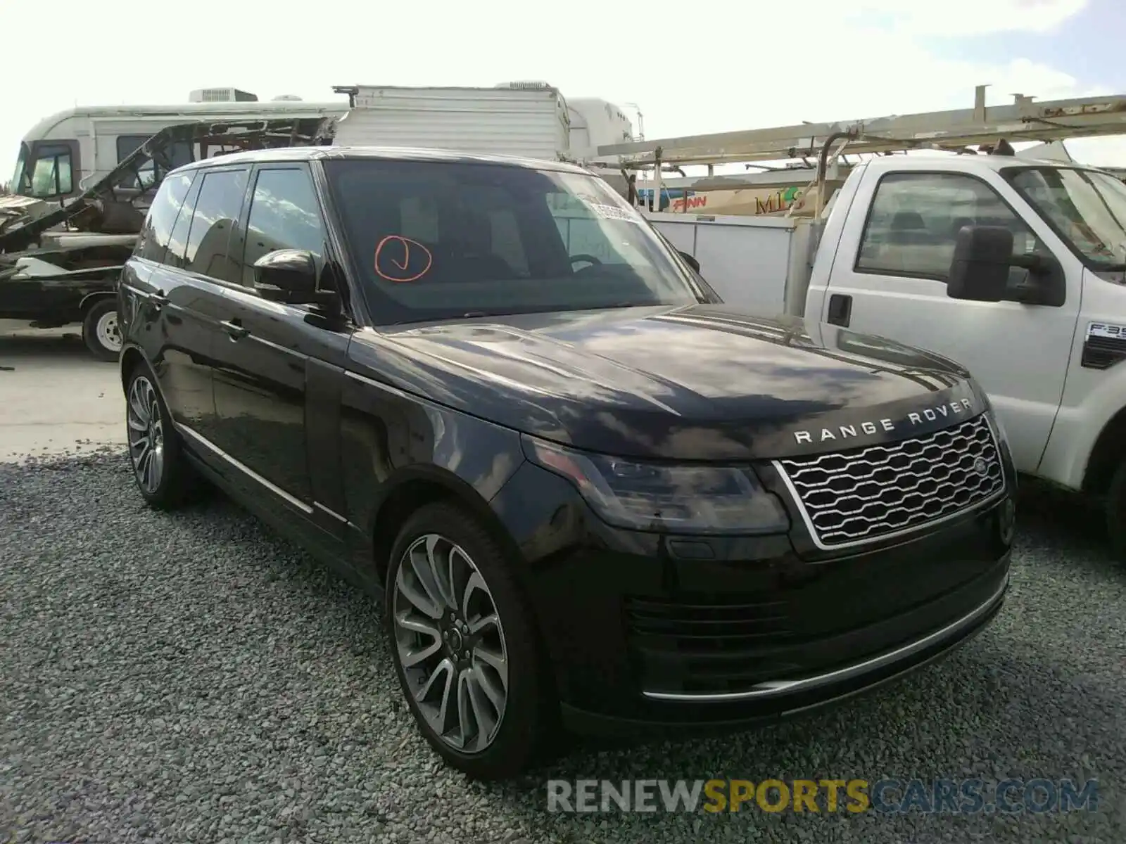 1 Photograph of a damaged car SALGS2RE6KA525282 LAND ROVER RANGEROVER 2019