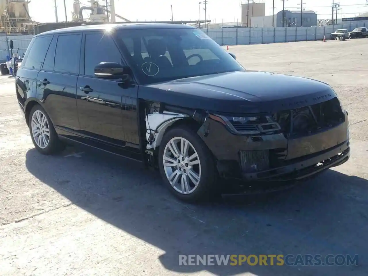 1 Photograph of a damaged car SALGS2RE7KA548960 LAND ROVER RANGEROVER 2019